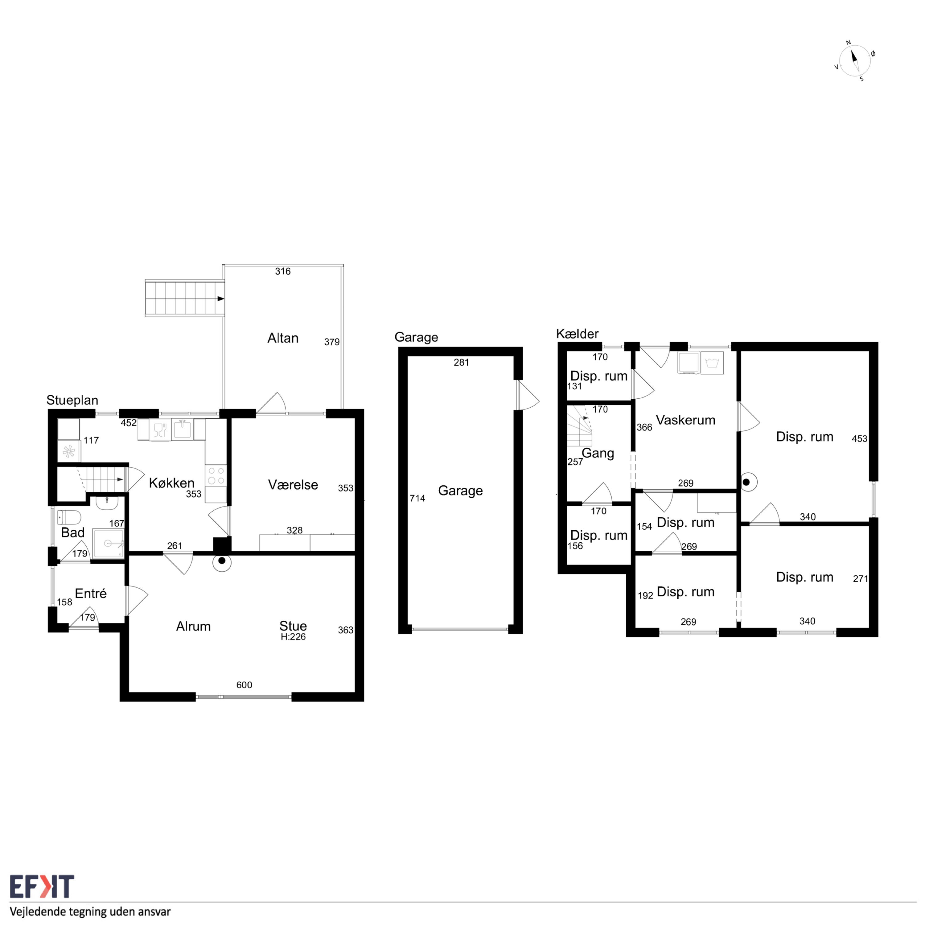 Plantegninger billede af Spodsbjergvej 159, Gammel Skrøbelev, 5900 Rudkøbing
