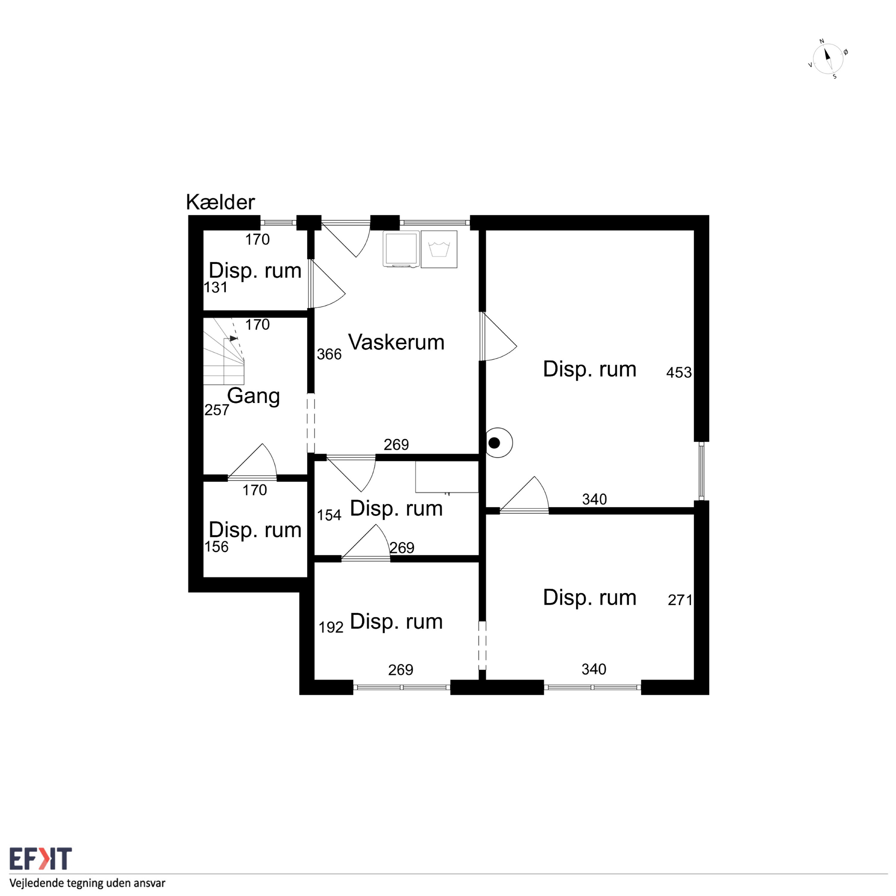 Plantegninger billede af Spodsbjergvej 159, Gammel Skrøbelev, 5900 Rudkøbing