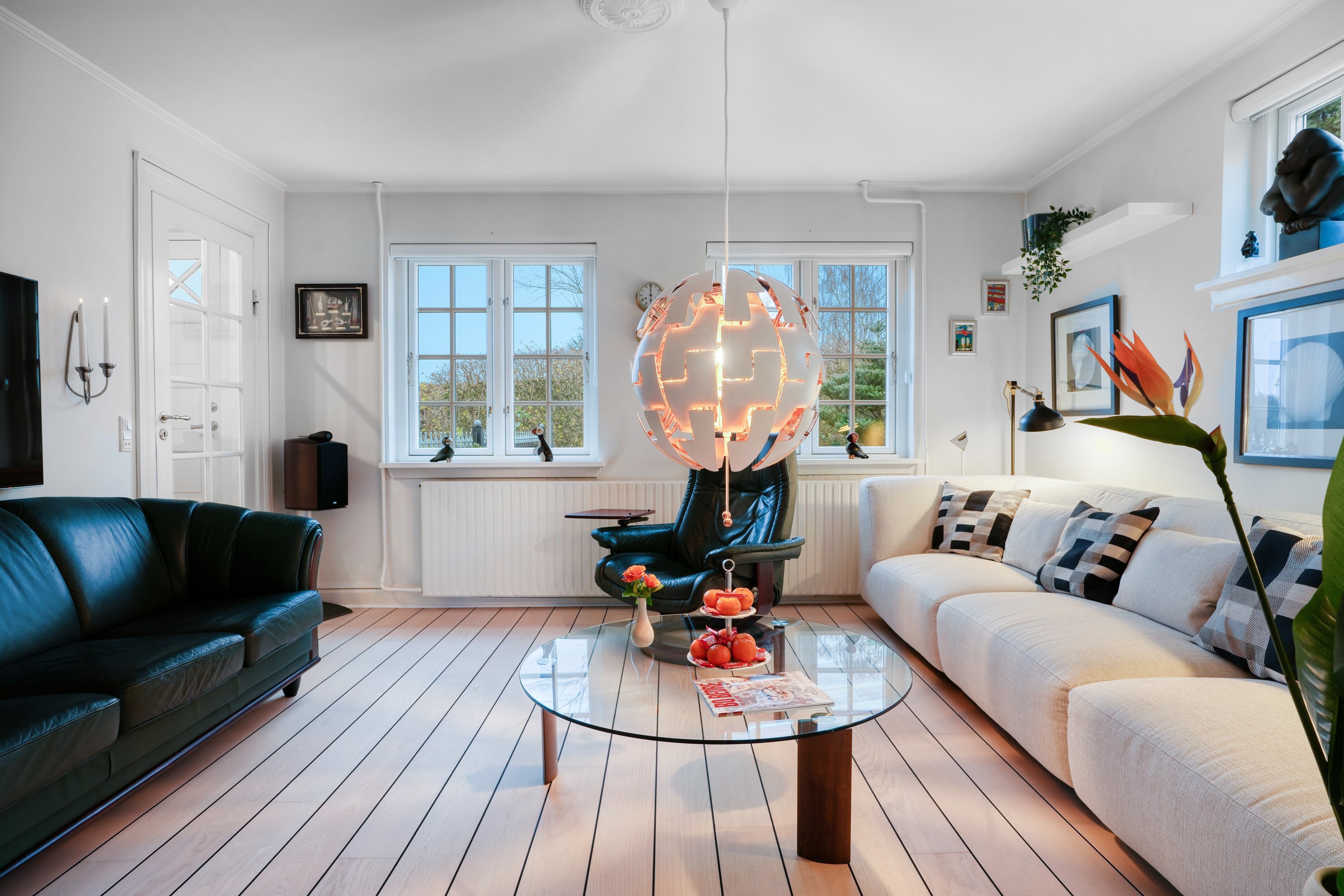 Fremhævet stue billede i fuldskærmstilstand. Billede af Ternevej 1, 4300 Holbæk