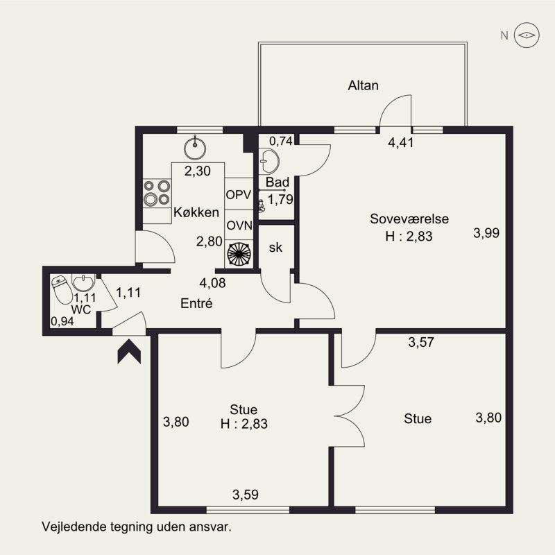 Plantegninger billede af Sdr. Boulevard 228, 1., 5000 Odense C