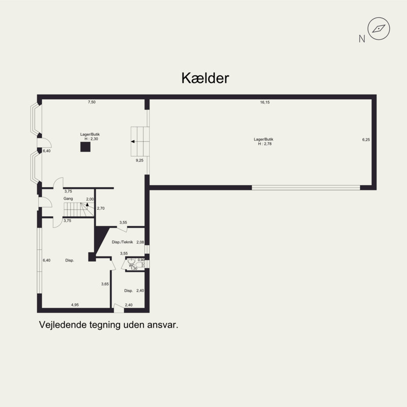 Plantegninger billede af Søndergade 37, 8783 Hornsyld