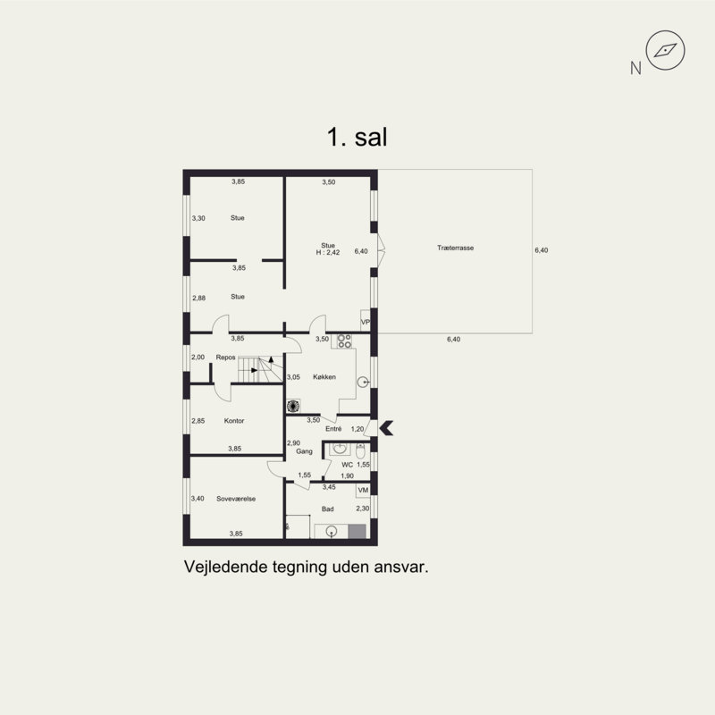 Plantegninger billede af Søndergade 37, 8783 Hornsyld