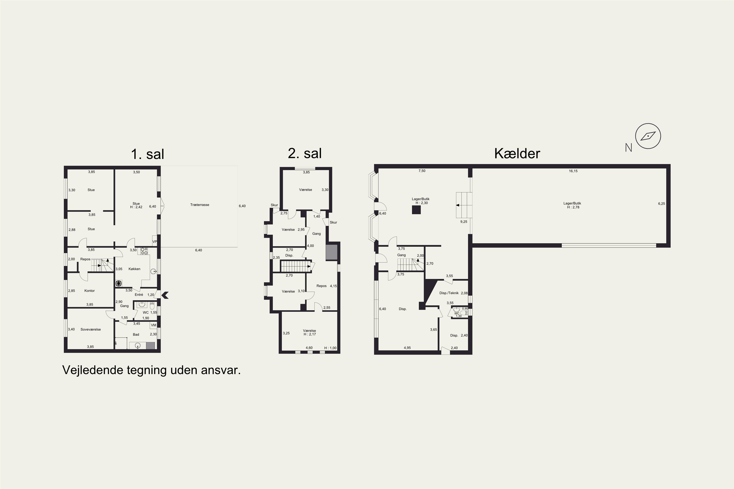 Plantegninger billede af Søndergade 37, 8783 Hornsyld