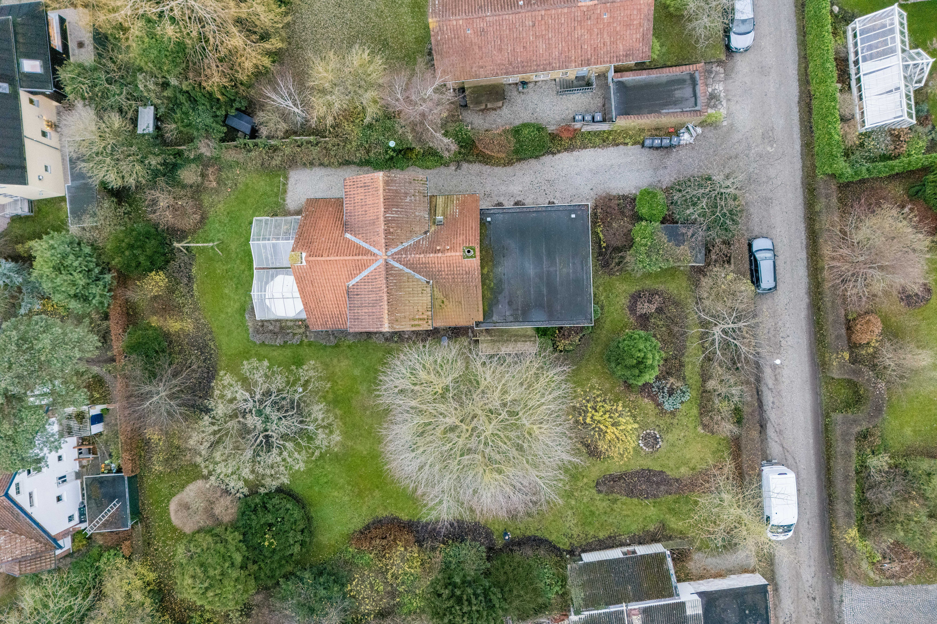 Fremhævet luftfoto billede i fuldskærmstilstand. Billede af Vinkelvej 7, 8240 Risskov