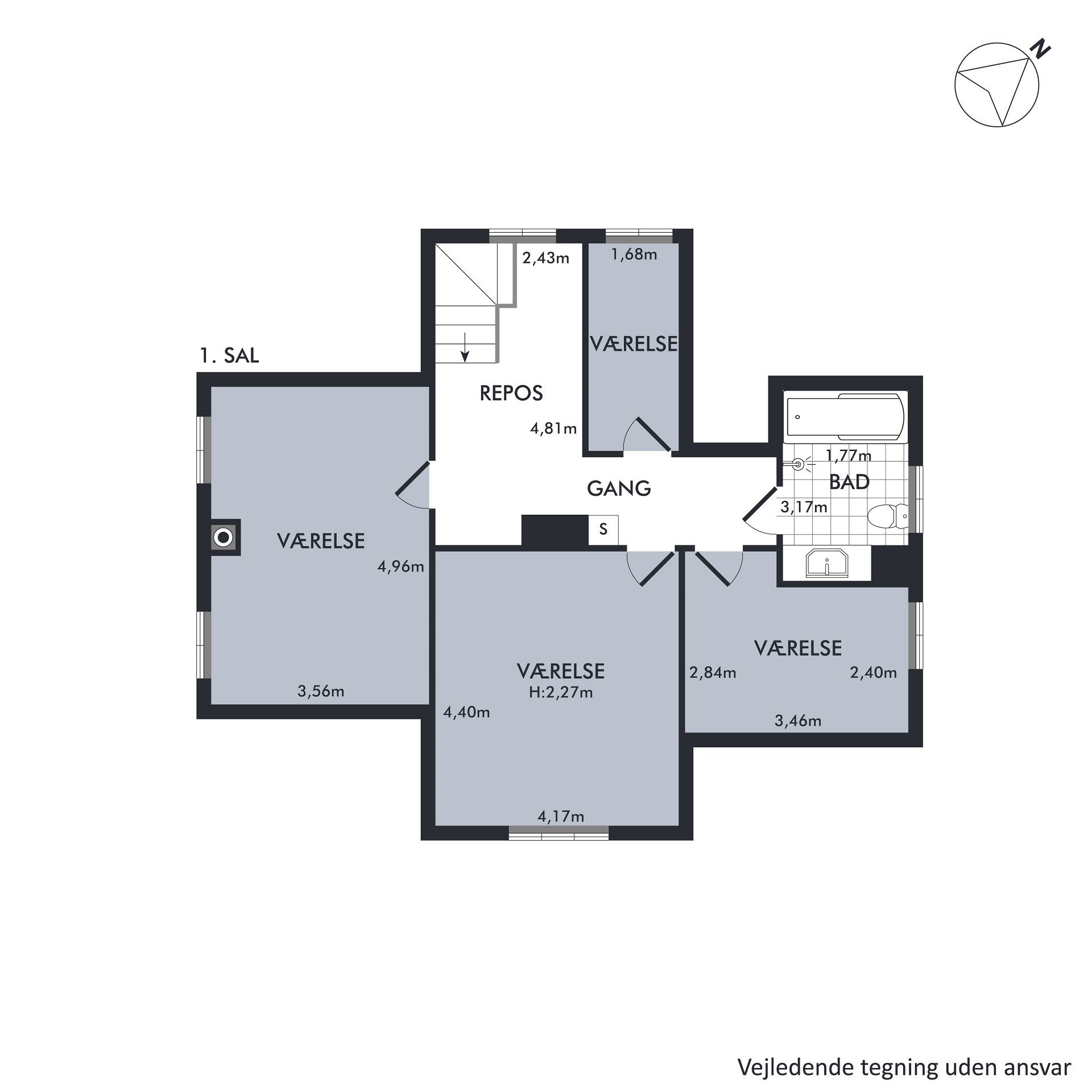 Plantegninger billede af Vinkelvej 7, 8240 Risskov