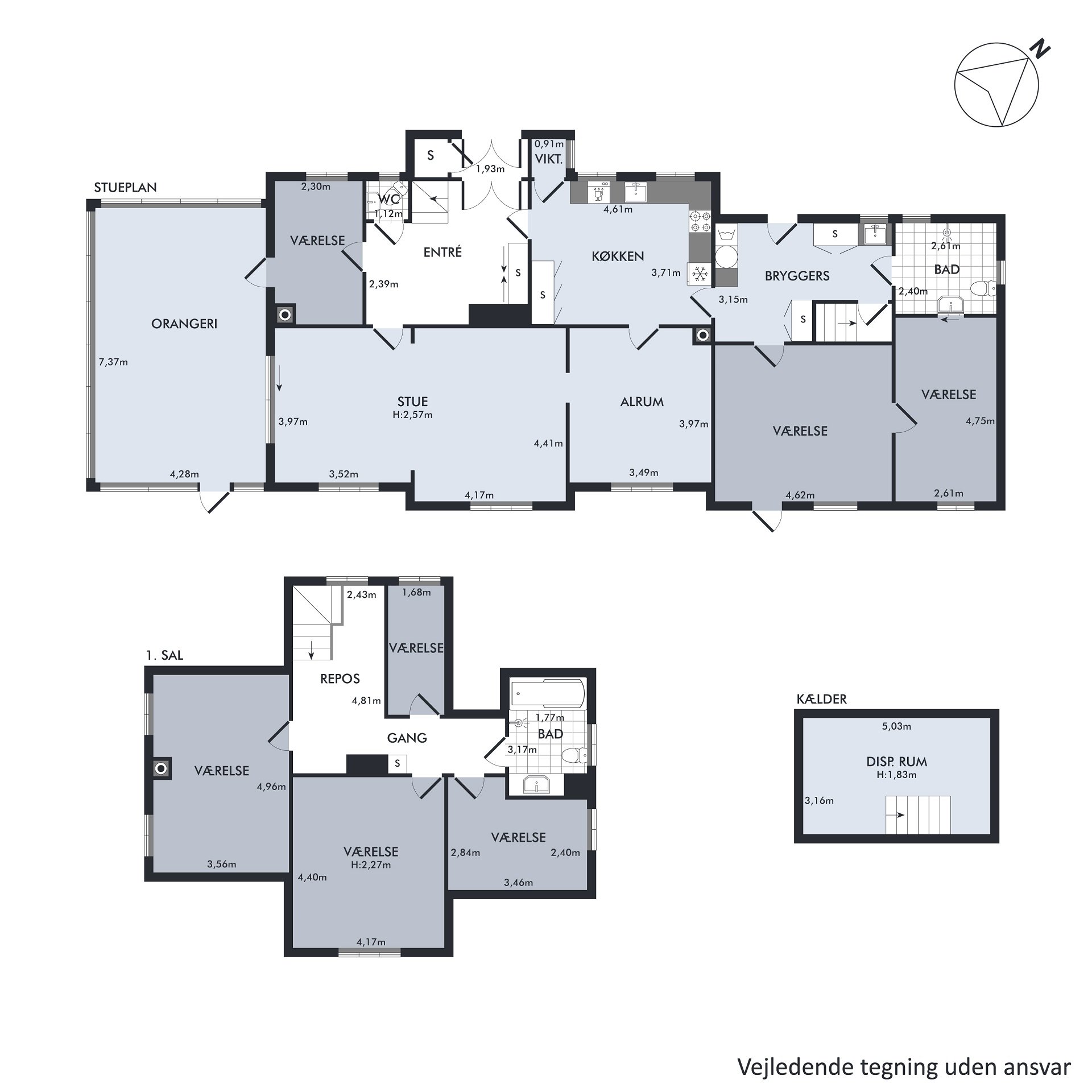 Plantegninger billede af Vinkelvej 7, 8240 Risskov