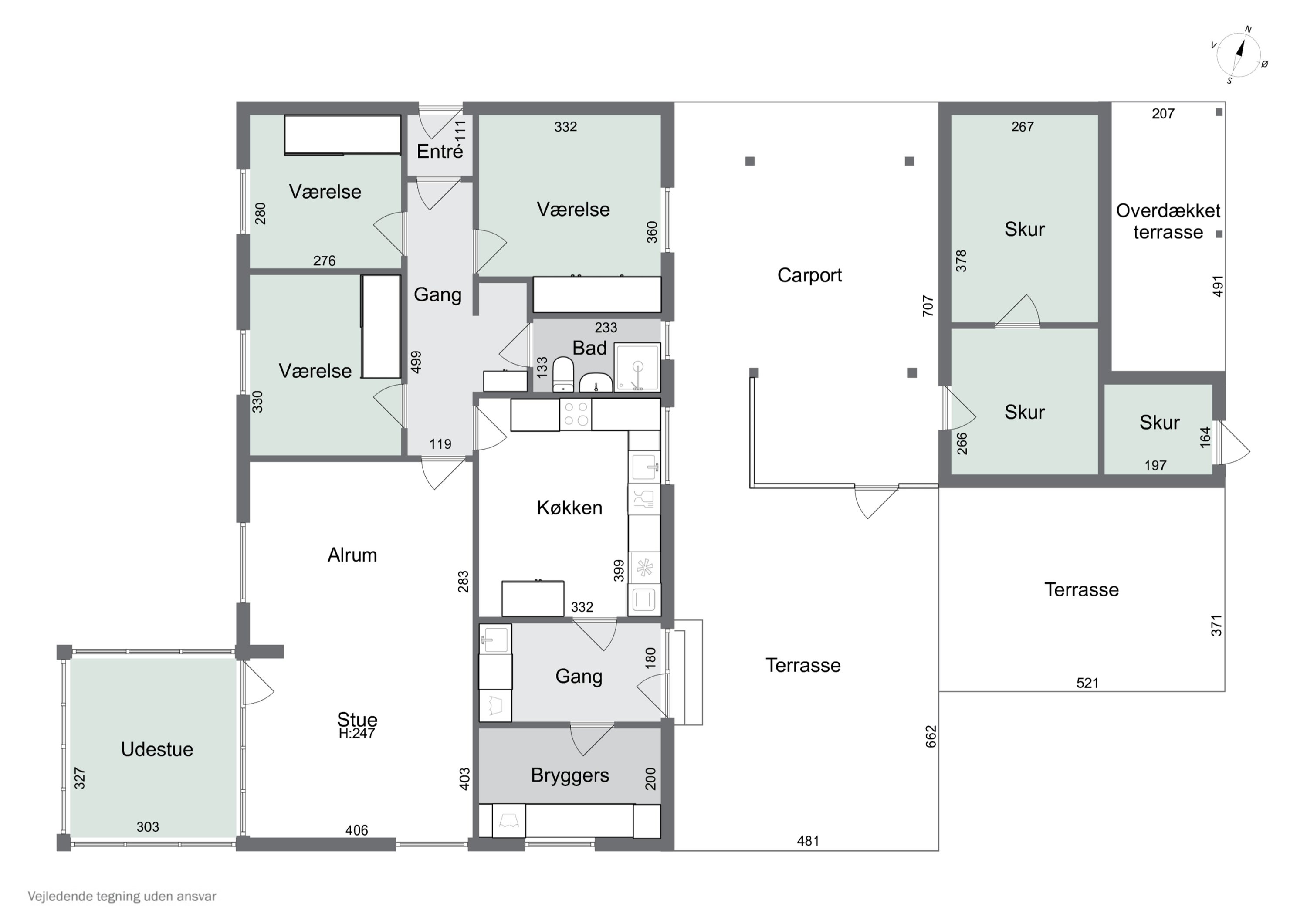 Plantegninger billede af Skolevænget 2, 7430 Ikast