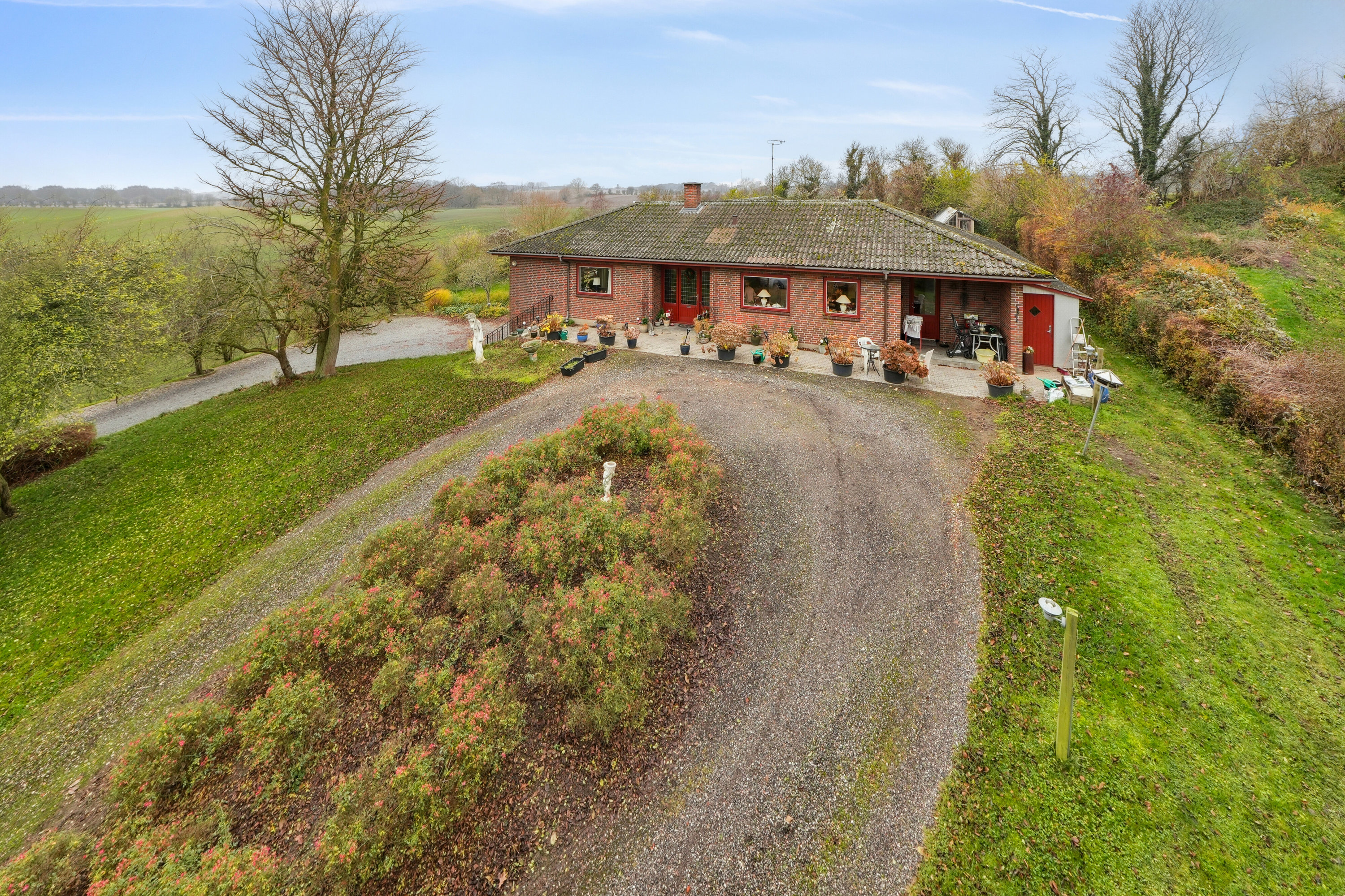 Miniaturebillede 2: luftfoto. Billede af Lejbøllevej 13A, Lejbølle, 5953 Tranekær