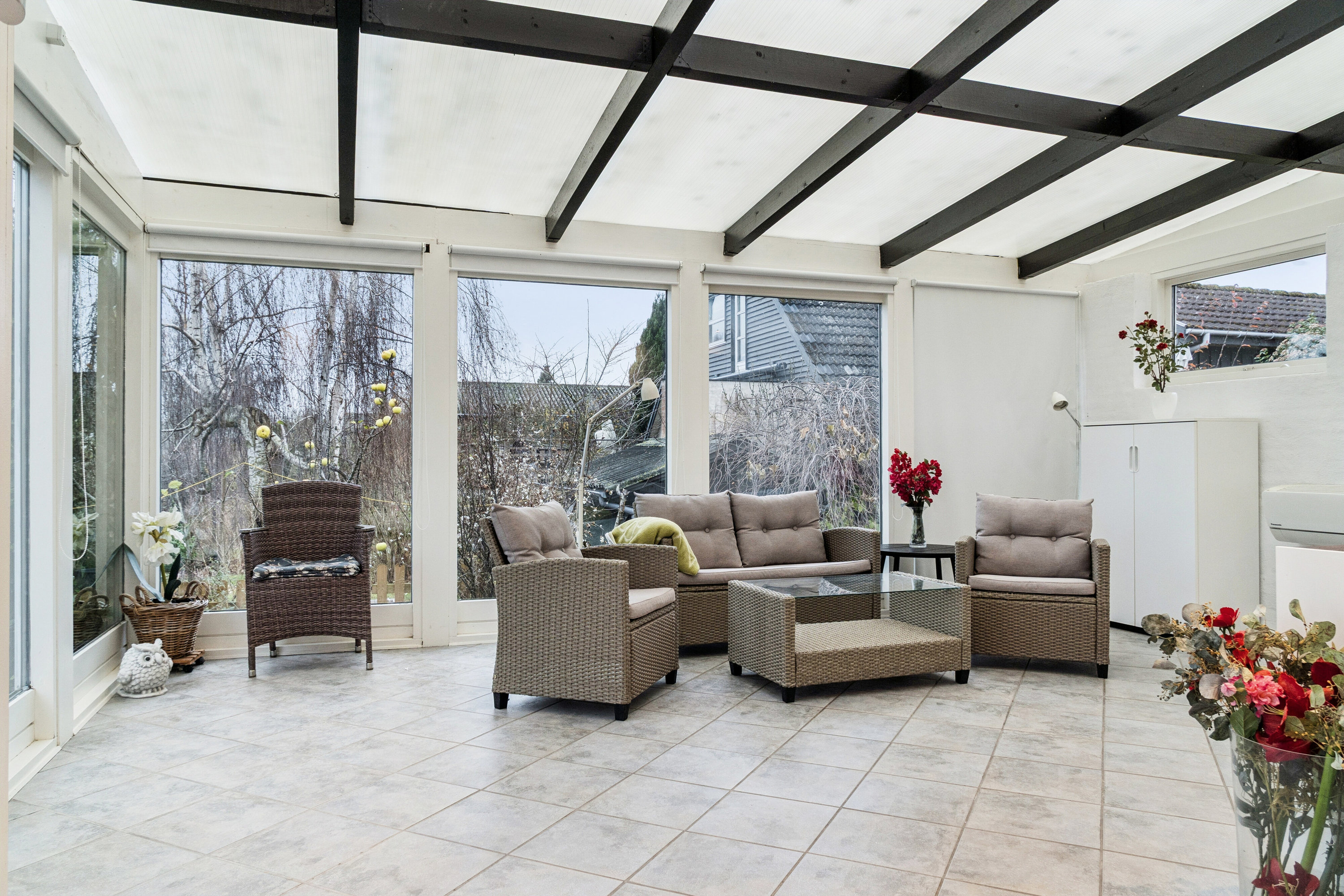 Fremhævet stue billede i fuldskærmstilstand. Billede af Urtehaven 29, 4300 Holbæk