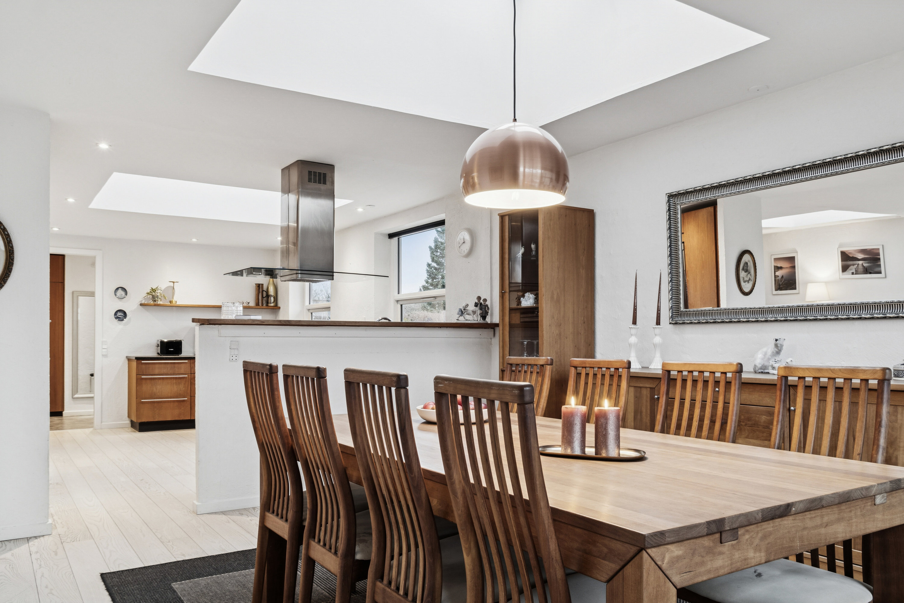 Fremhævet spisestue billede i fuldskærmstilstand. Billede af Urtehaven 29, 4300 Holbæk