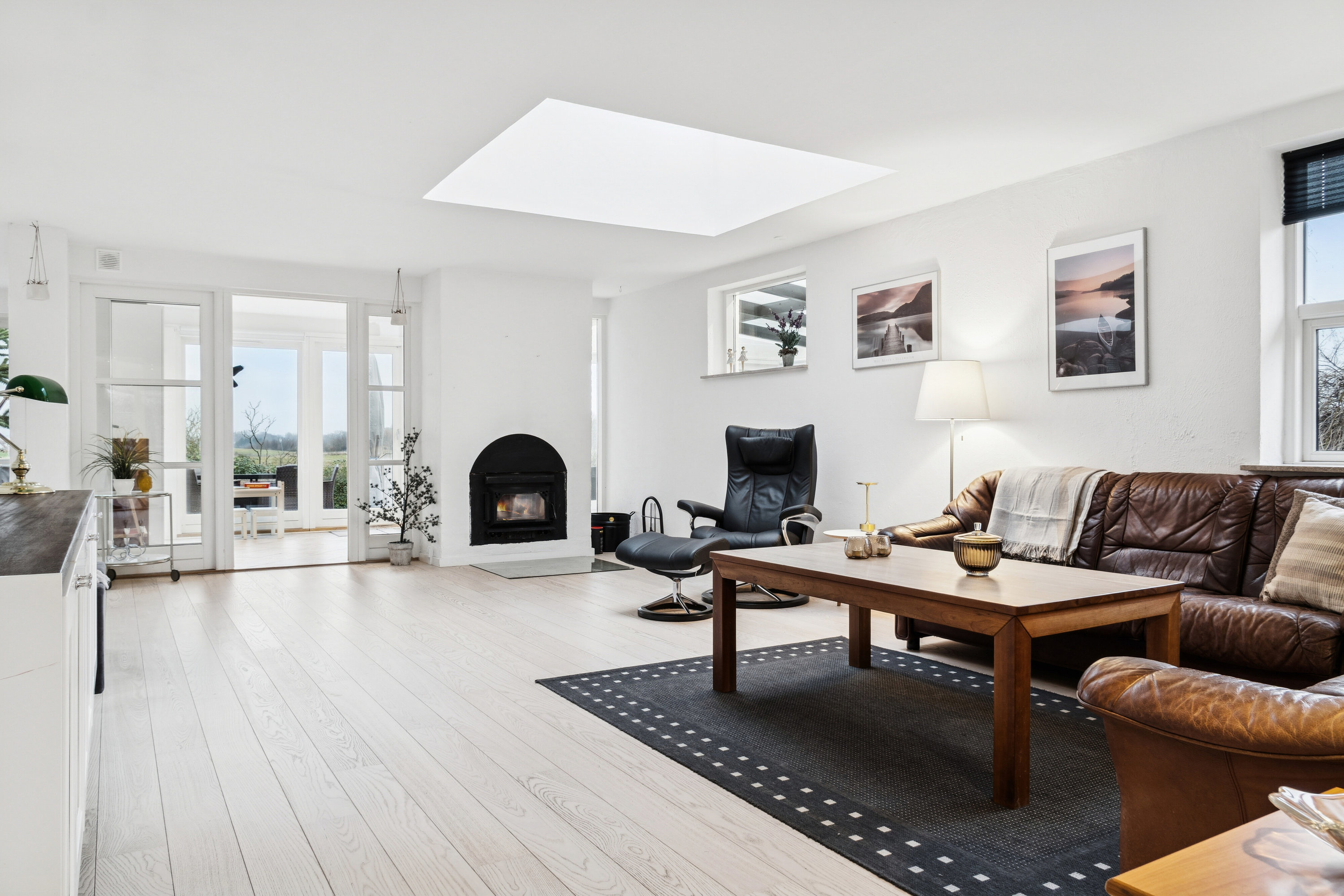 Fremhævet stue billede i fuldskærmstilstand. Billede af Urtehaven 29, 4300 Holbæk