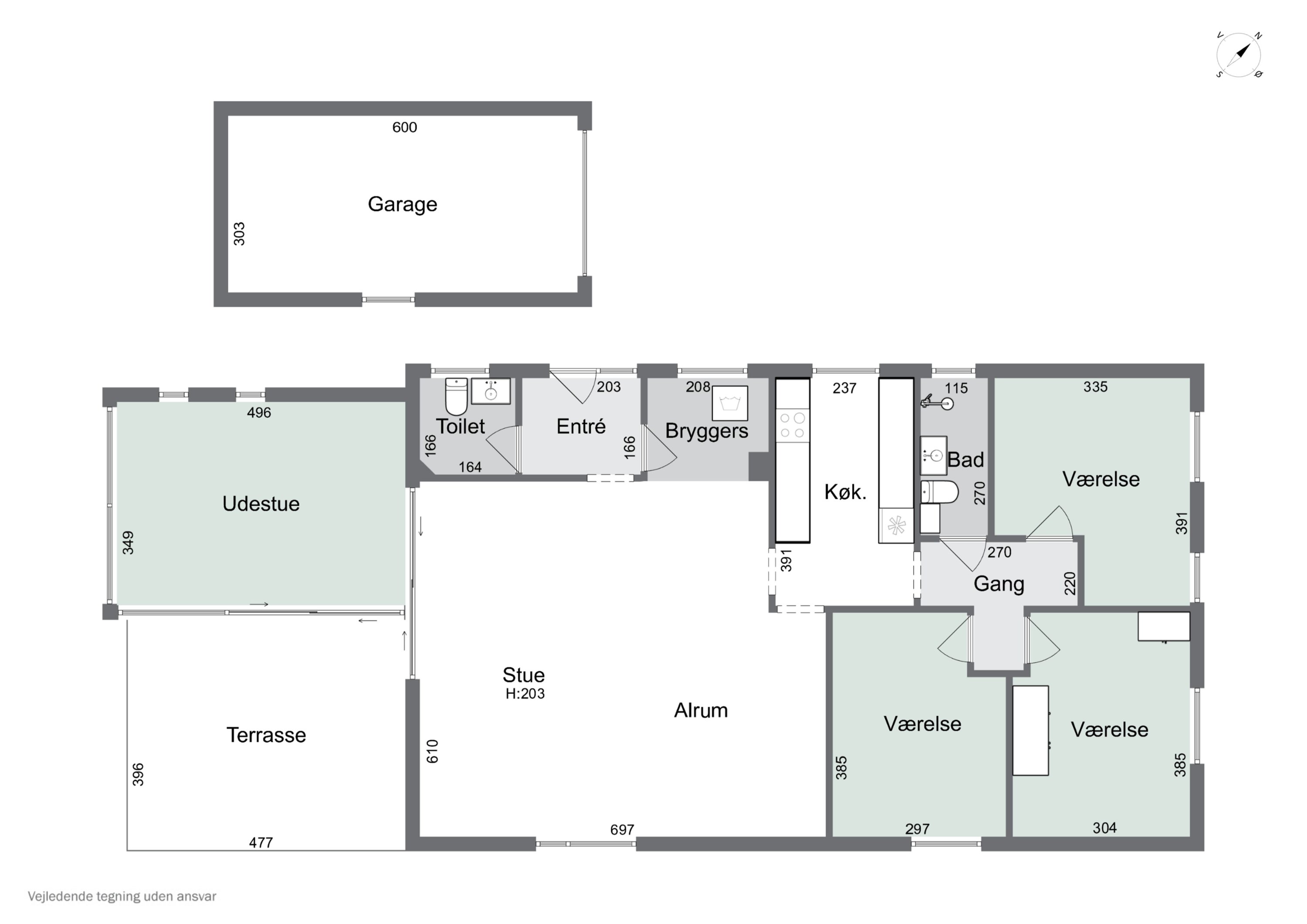 Plantegninger billede af Ved Harrestrup Å 19, 2610 Rødovre