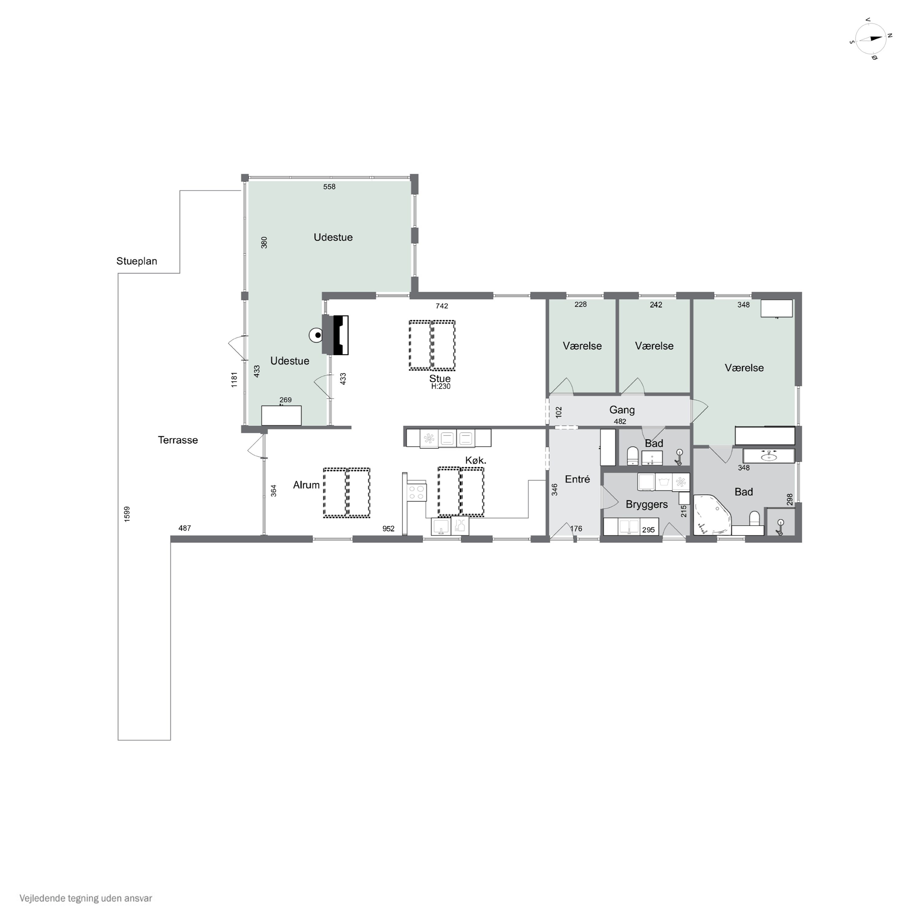 Plantegninger billede af Urtehaven 29, 4300 Holbæk