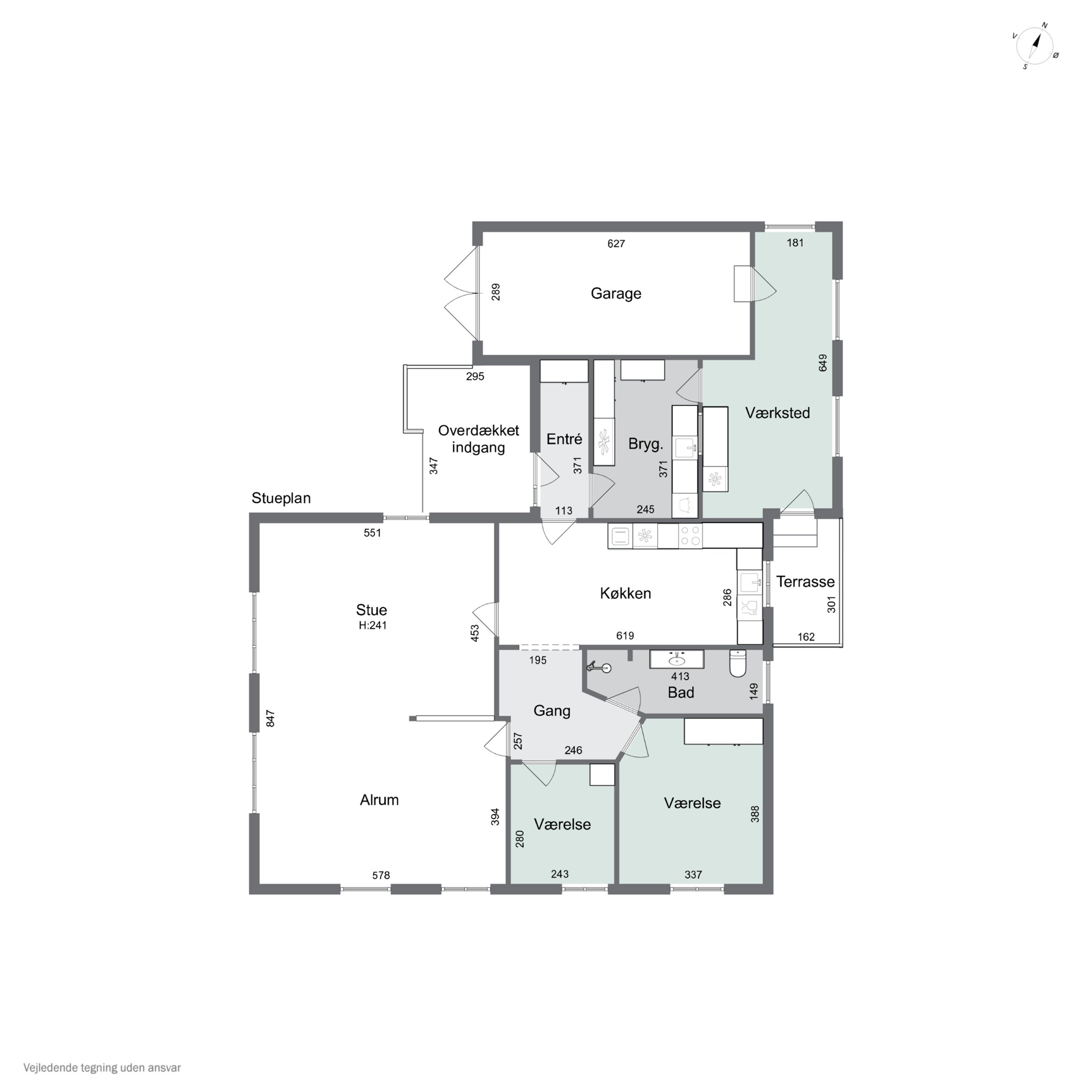 Plantegninger billede af Sellebjergvej 29, 9881 Bindslev