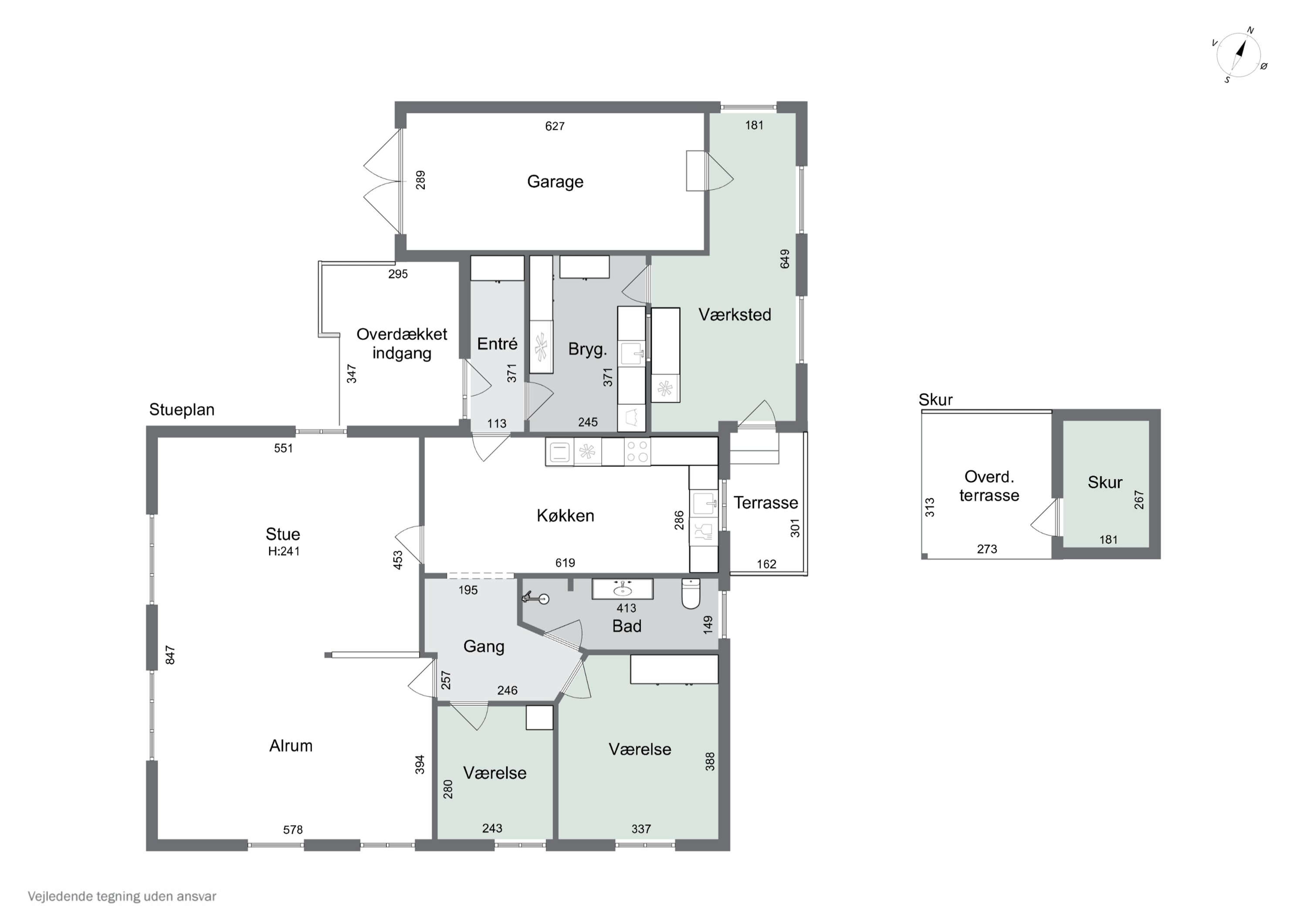 Plantegninger billede af Sellebjergvej 29, 9881 Bindslev