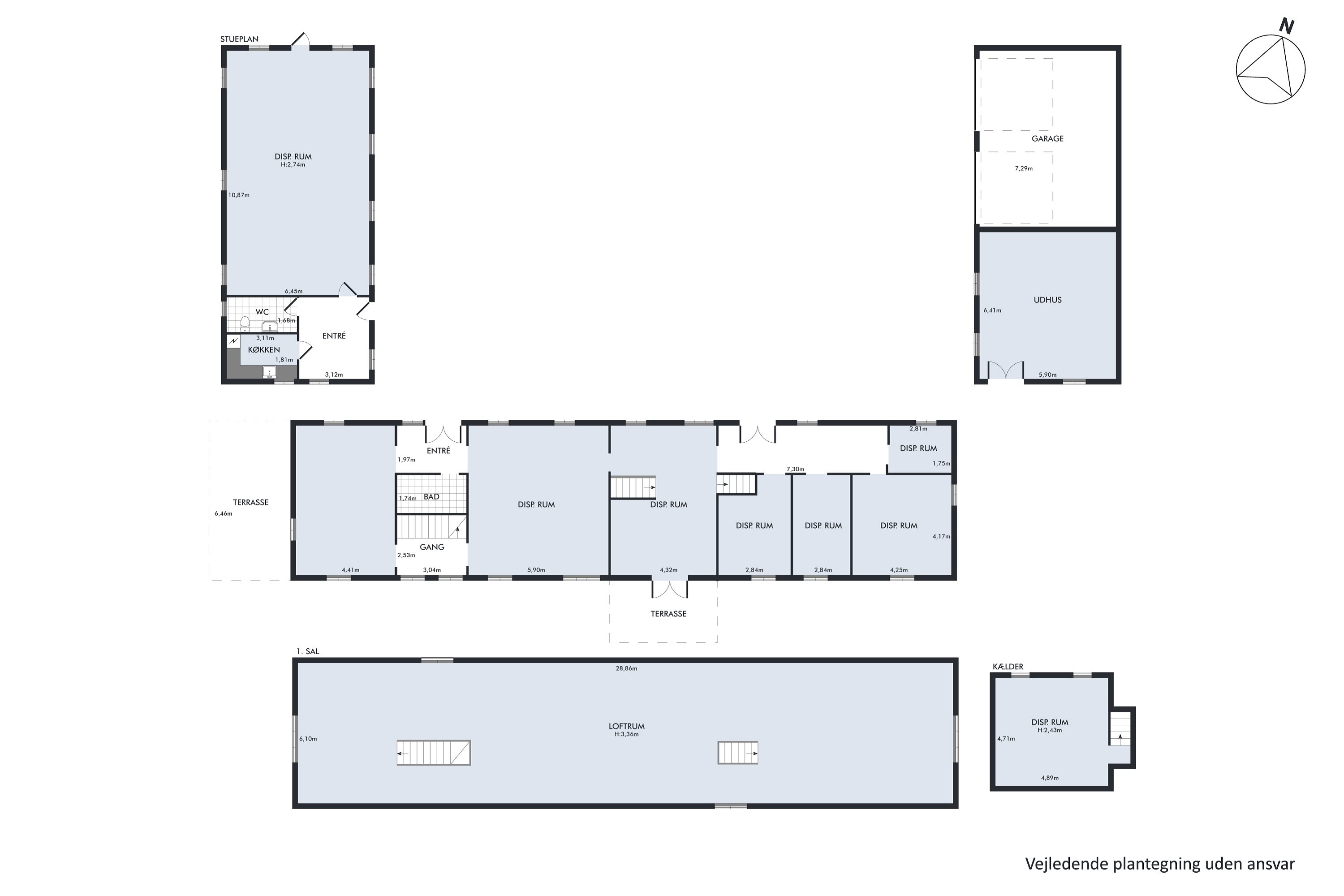Plantegninger billede af Nødagervej 20, 8560 Kolind