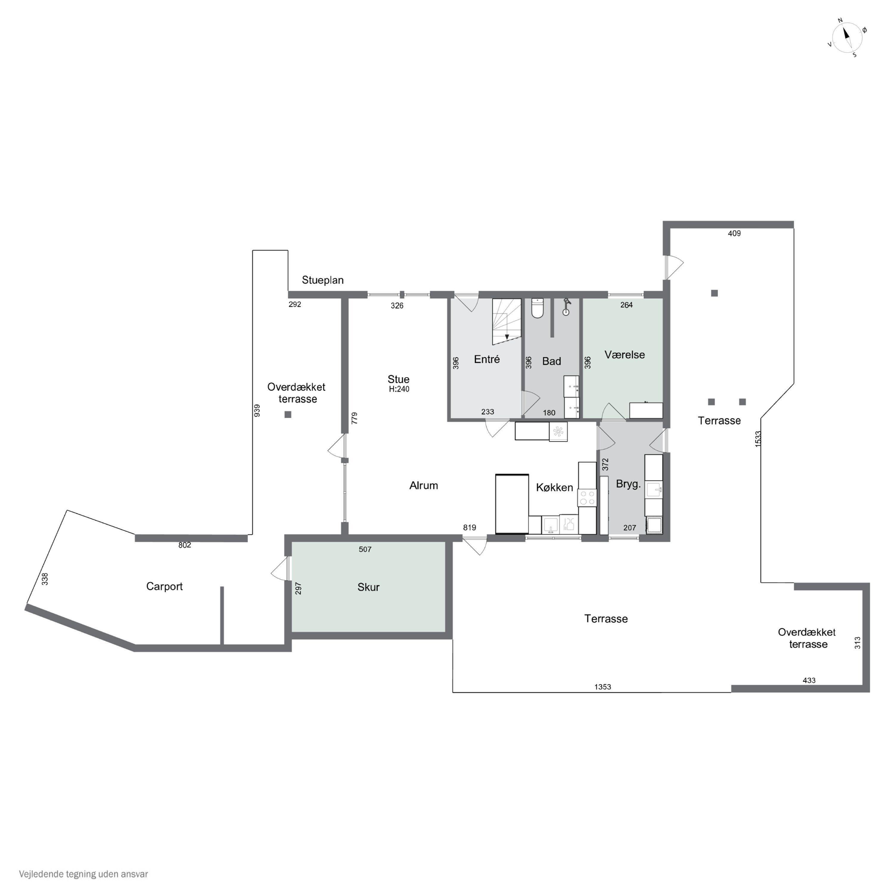 Plantegninger billede af Hjorthøj 42, 4400 Kalundborg