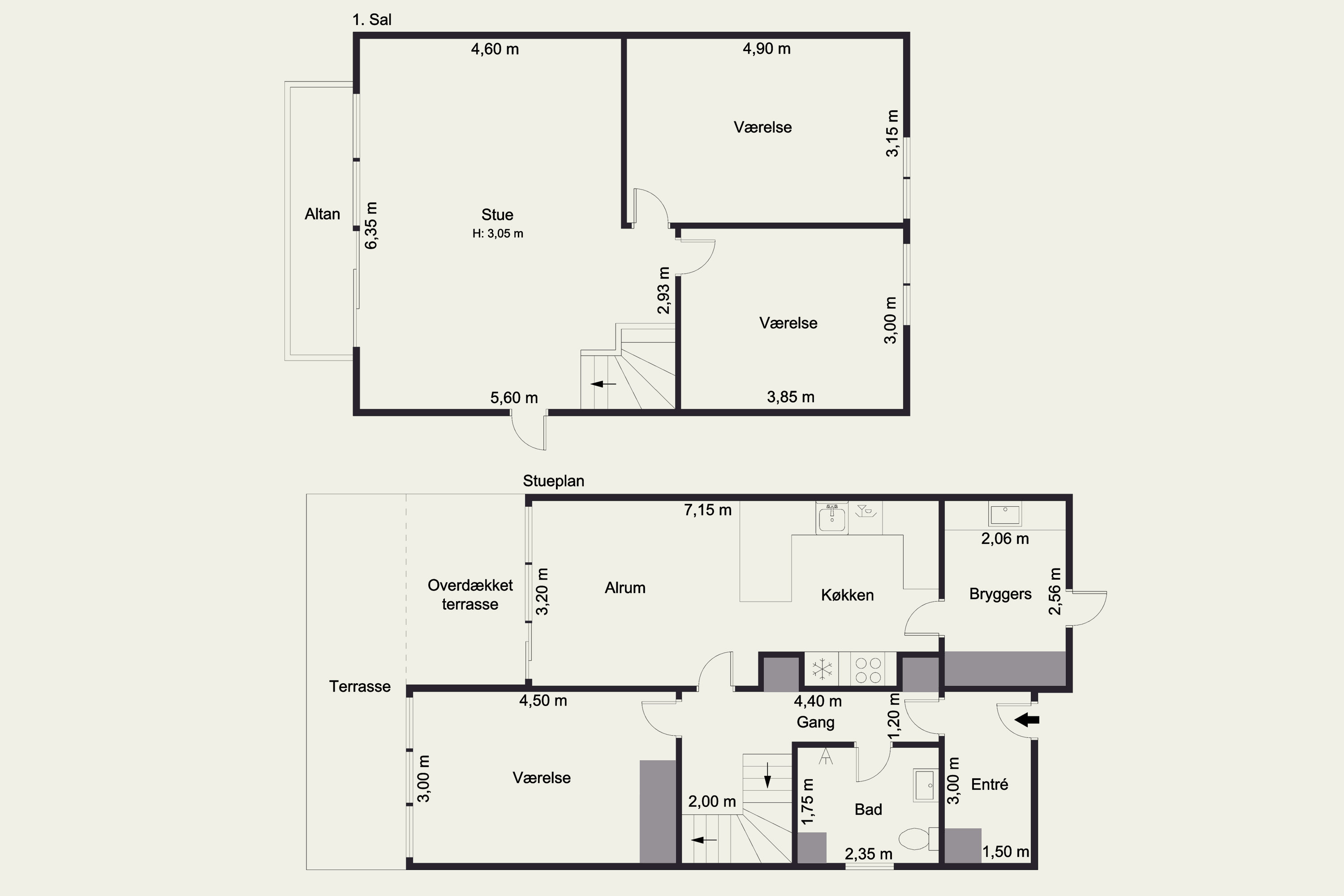 Plantegninger billede af Nordre Skanse 36B, 9900 Frederikshavn