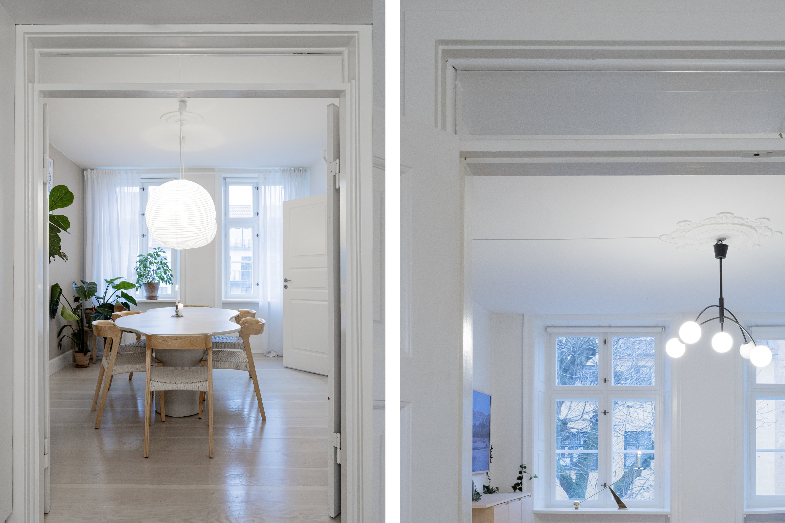 Fremhævet spisestue billede i fuldskærmstilstand. Billede af Fiolstræde 28A, 2. th., 1171 København K