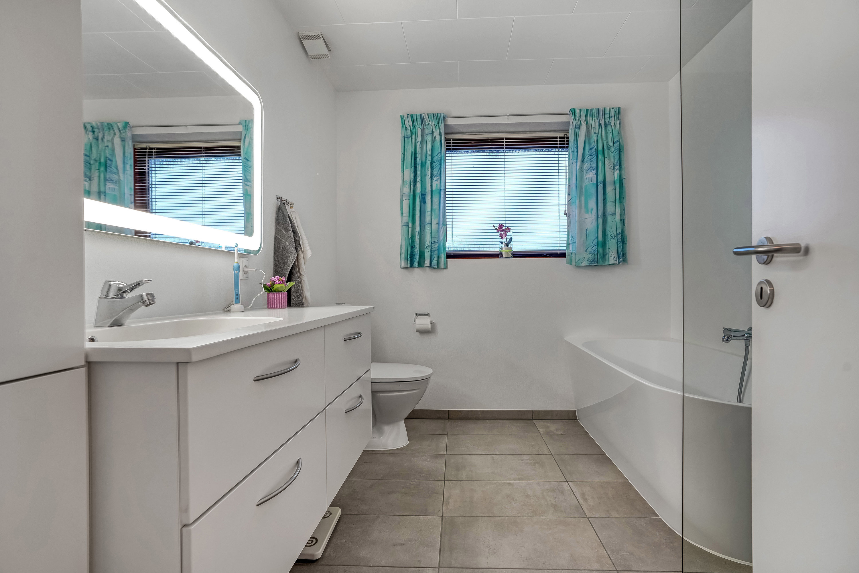 Fremhævet toilet billede i fuldskærmstilstand. Billede af Bakkedraget 6, 7300 Jelling