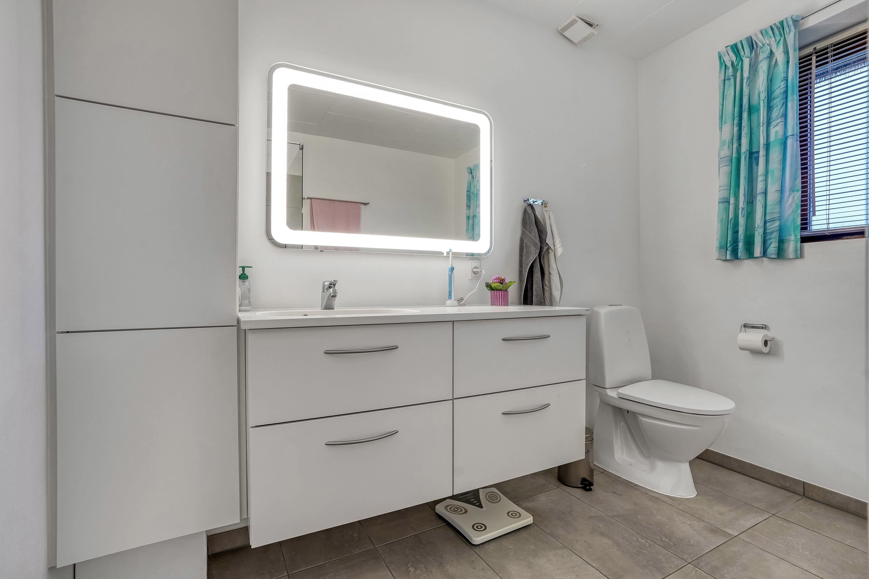 Fremhævet toilet billede i fuldskærmstilstand. Billede af Bakkedraget 6, 7300 Jelling