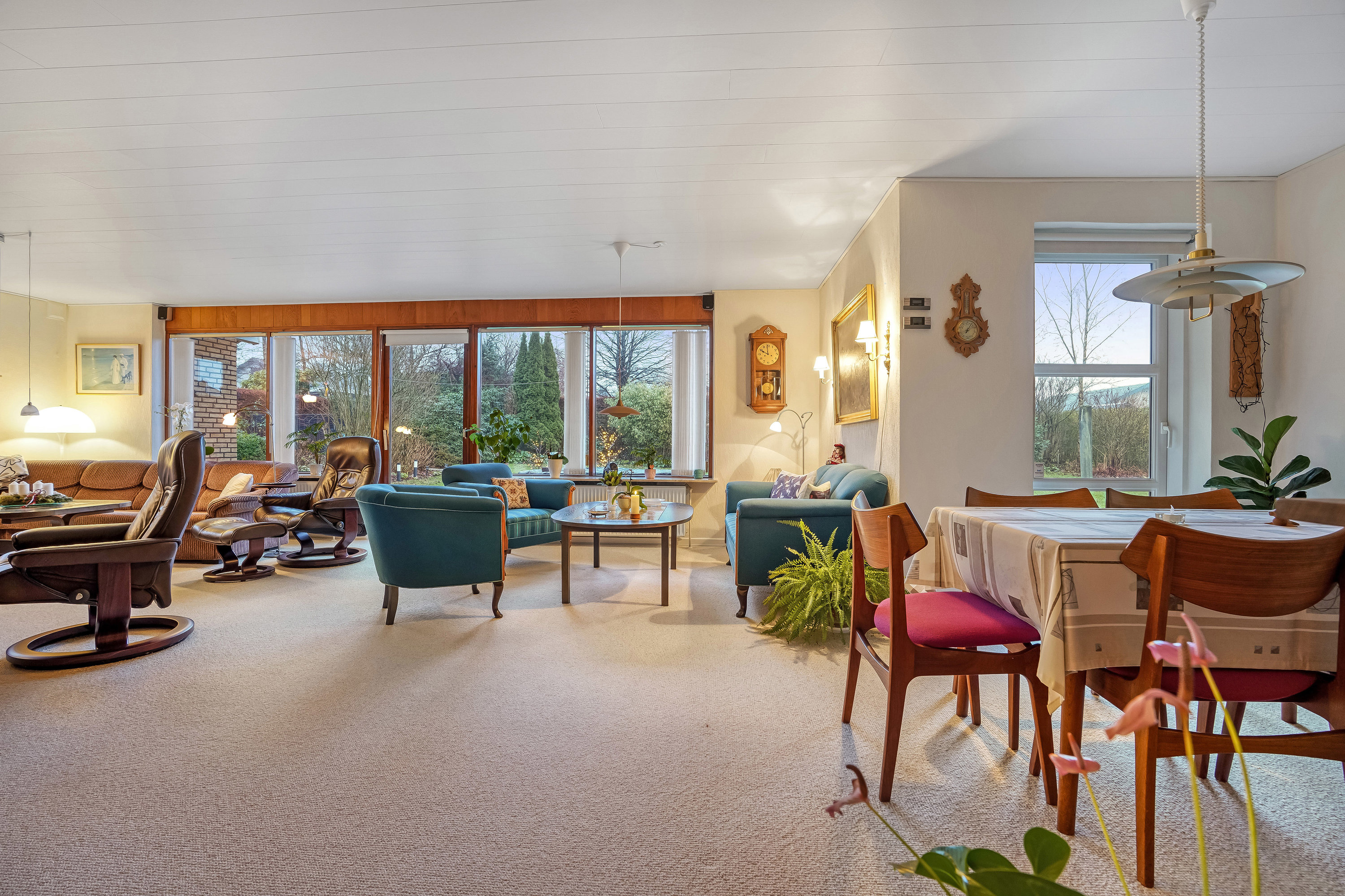 Fremhævet stue billede i fuldskærmstilstand. Billede af Bakkedraget 6, 7300 Jelling