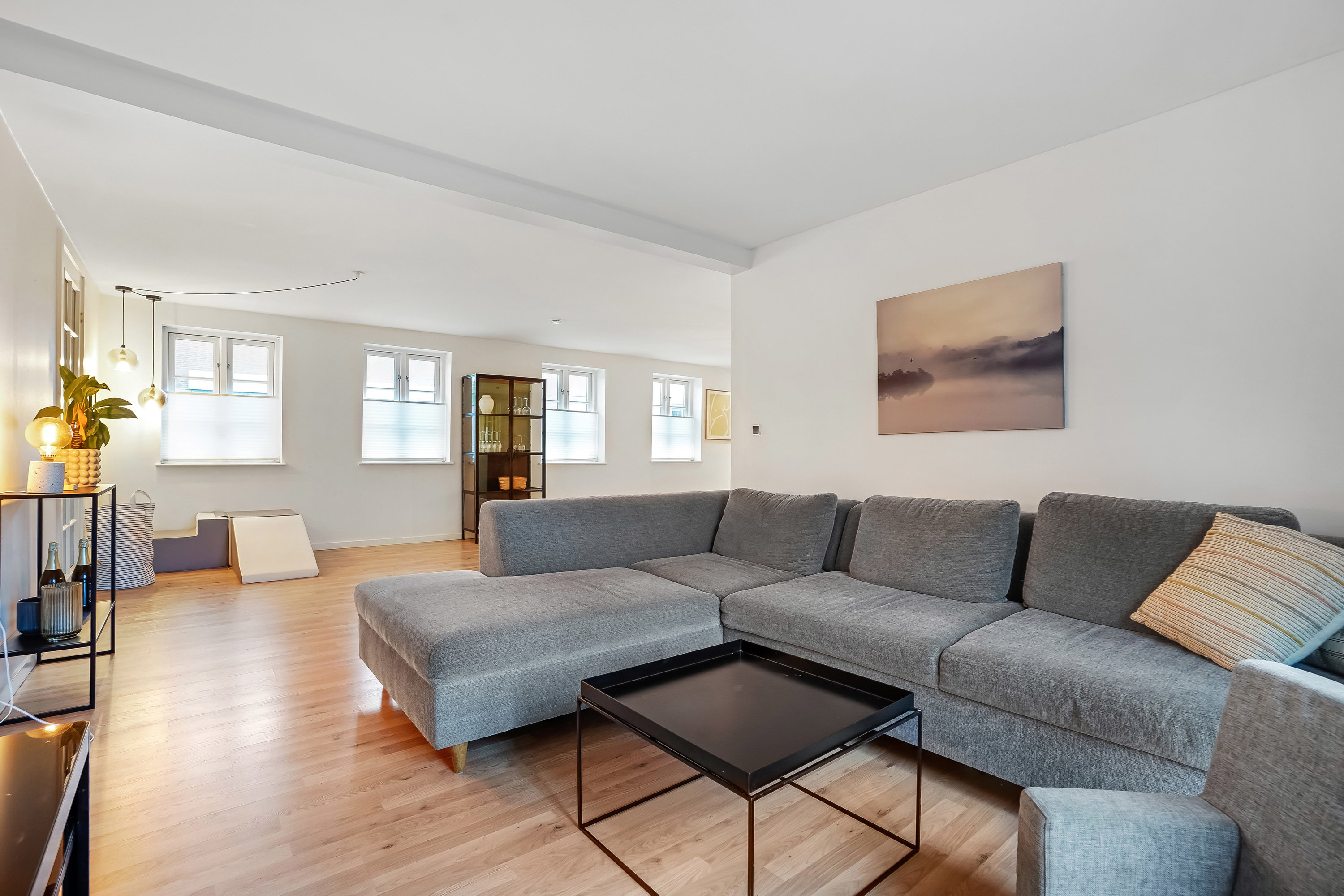 Fremhævet stue billede i fuldskærmstilstand. Billede af Nørregade 14, 8740 Brædstrup