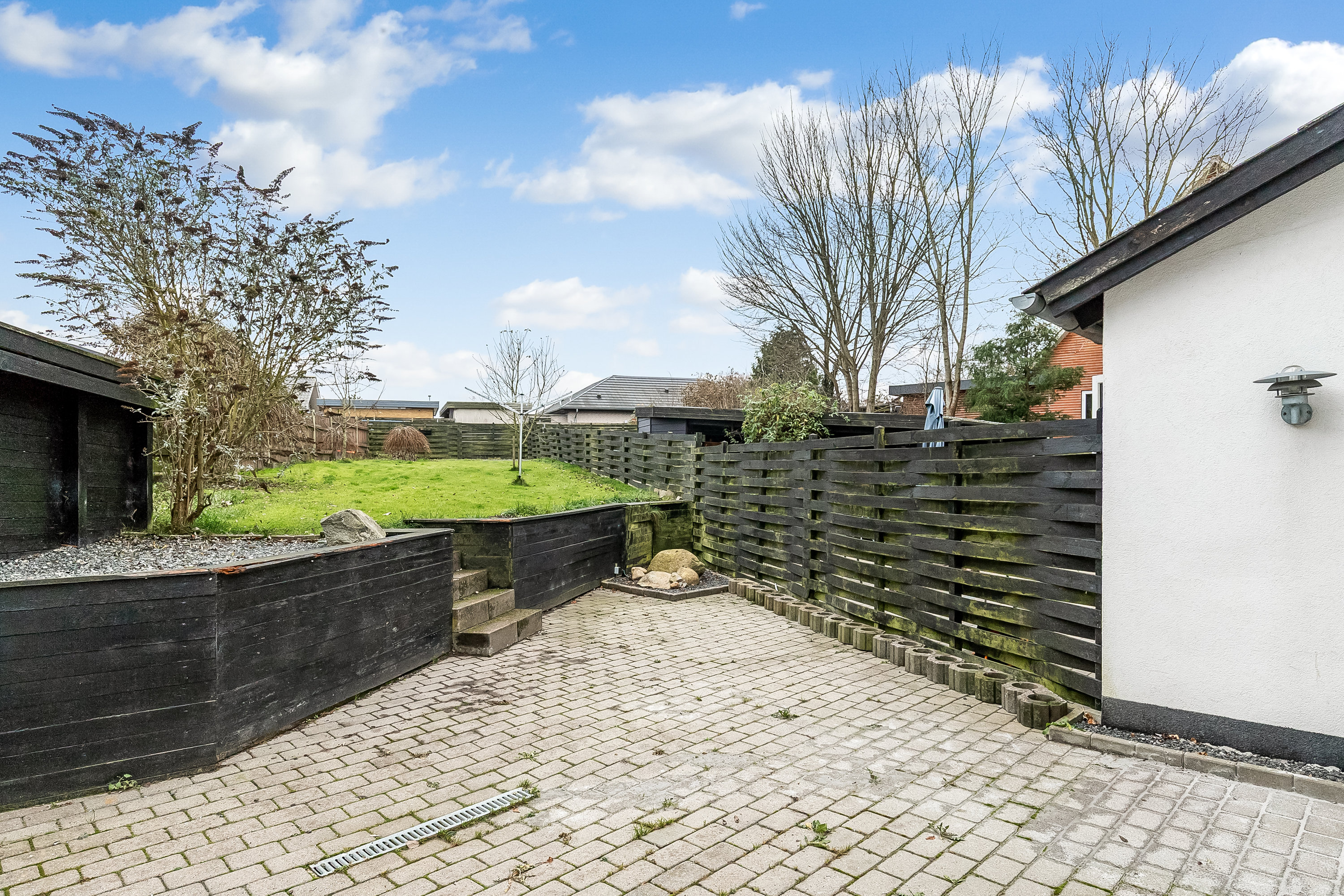 Fremhævet terrasse billede i fuldskærmstilstand. Billede af Hoppesvej 1A, Vonsild, 6000 Kolding