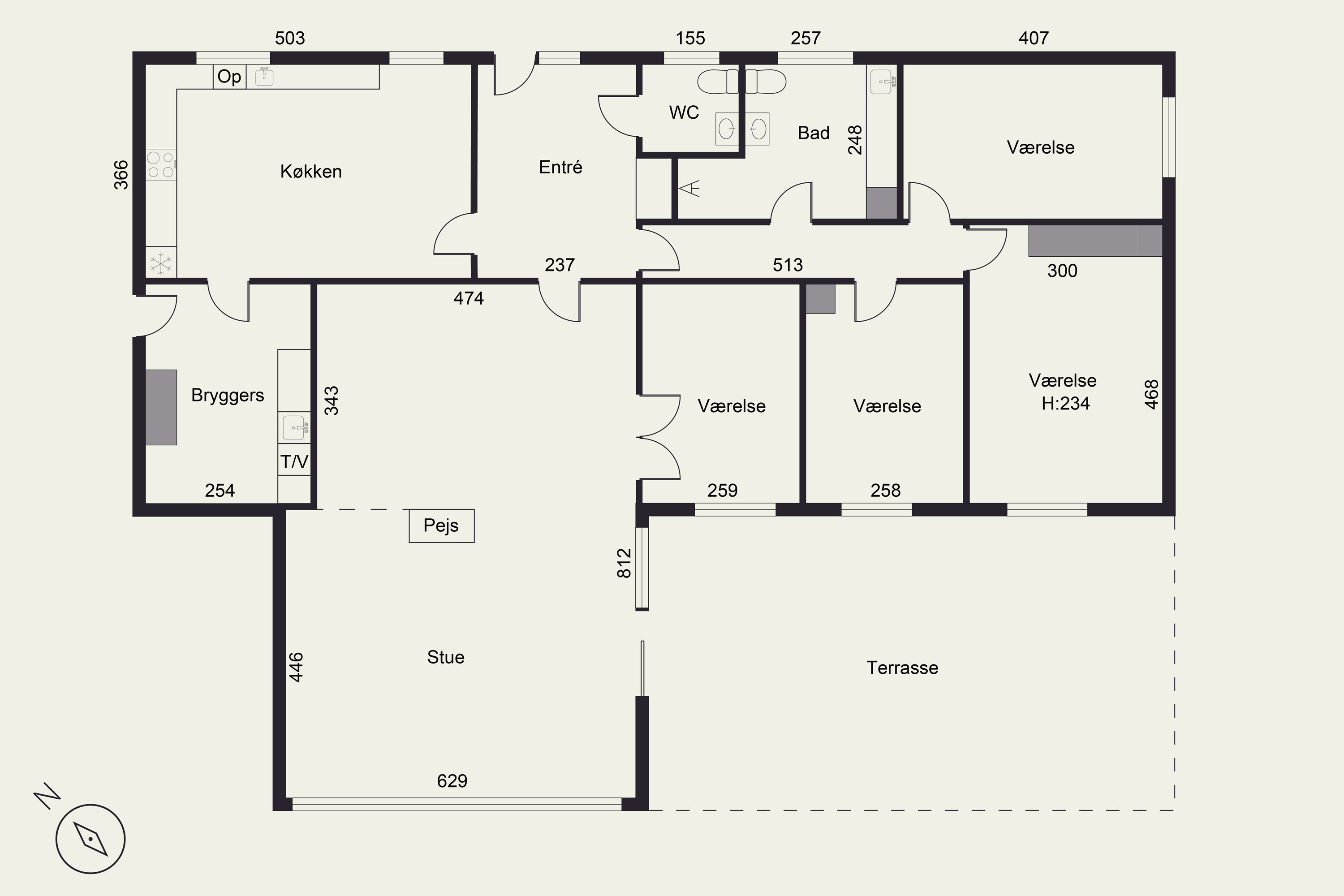 Plantegninger billede af Klokkerfaldet 115, Hasle, 8210 Aarhus V