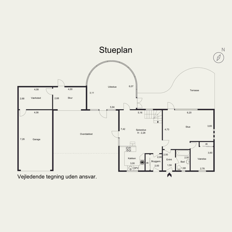 Plantegninger billede af Lunden 35, Hjordkær, 6230 Rødekro