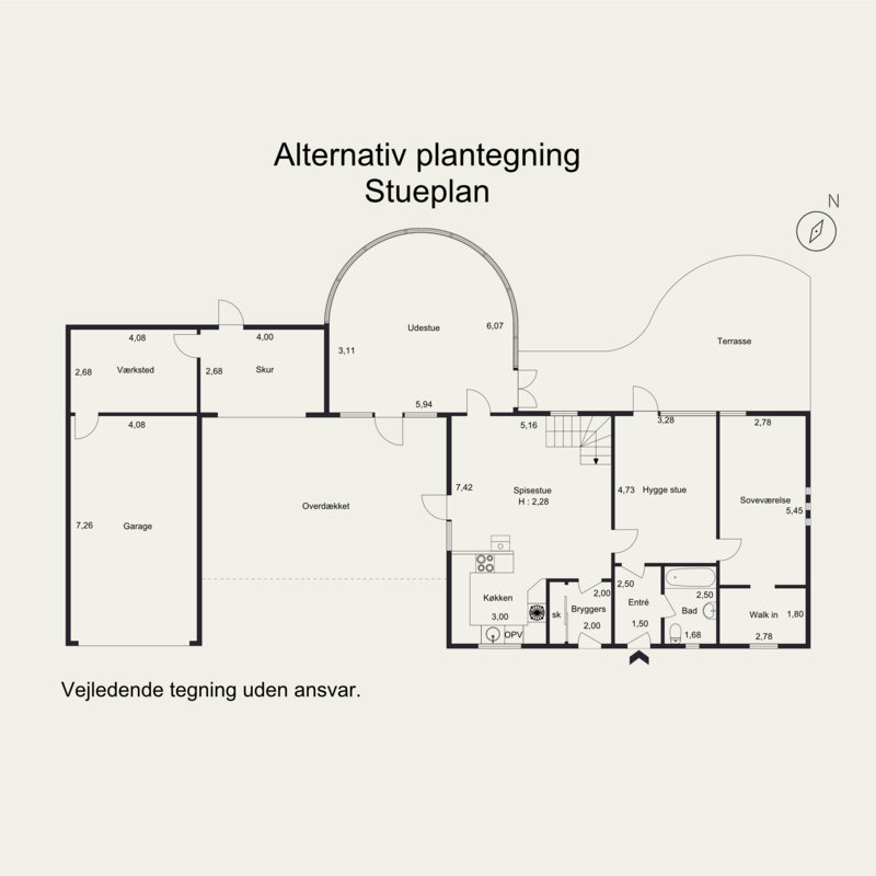 Plantegninger billede af Lunden 35, Hjordkær, 6230 Rødekro