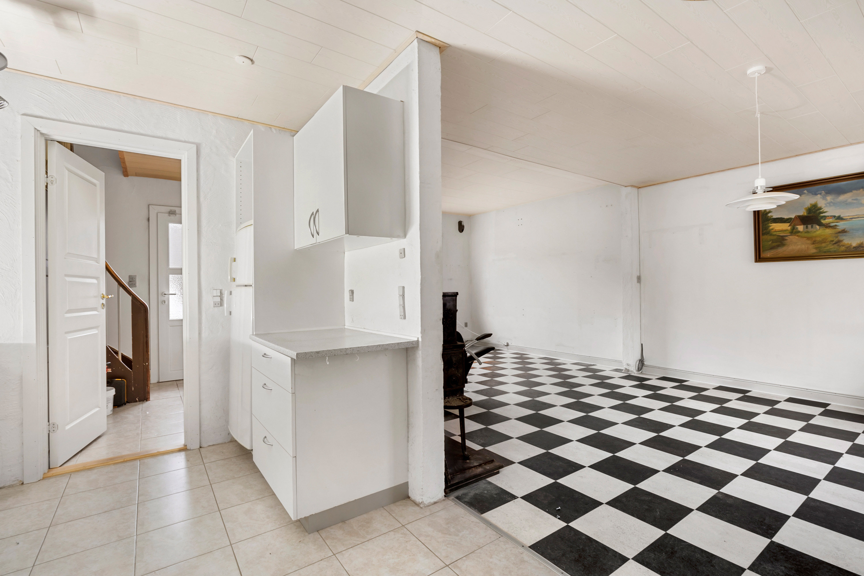 Fremhævet køkken billede i fuldskærmstilstand. Billede af Møllevænget 19, 9870 Sindal