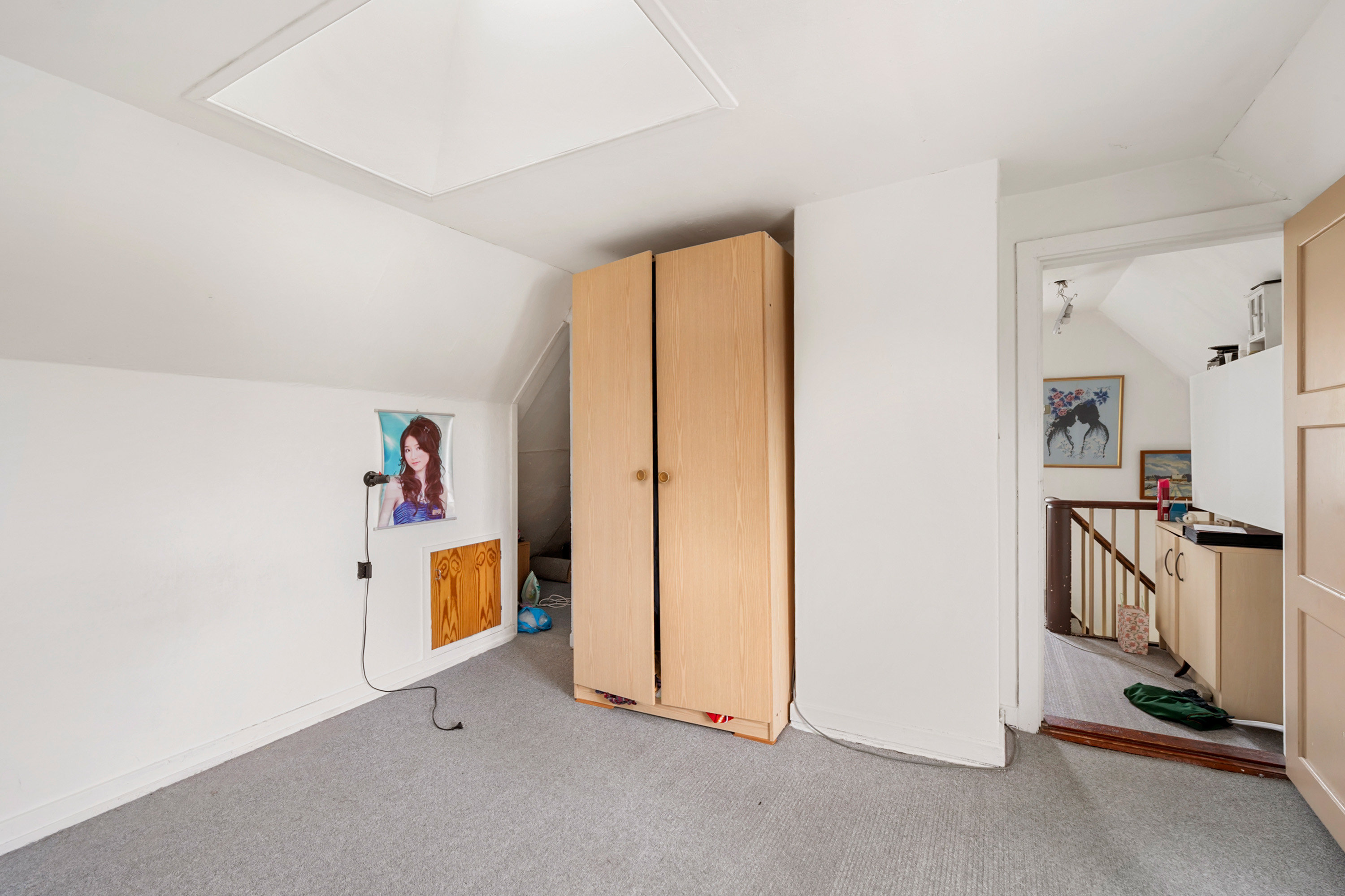 Fremhævet soveværelse billede i fuldskærmstilstand. Billede af Møllevænget 19, 9870 Sindal