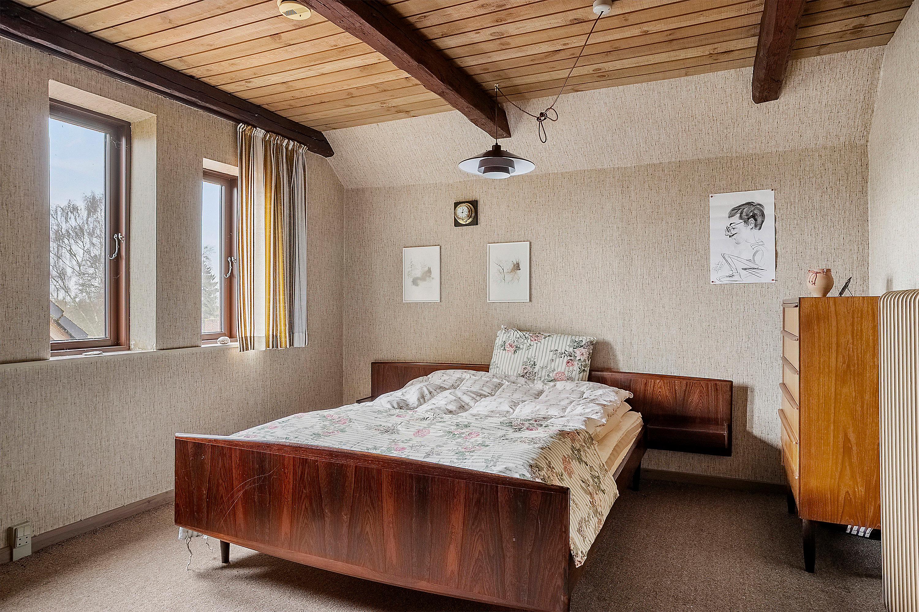 Fremhævet soveværelse billede i fuldskærmstilstand. Billede af Søndergade 37, 8783 Hornsyld