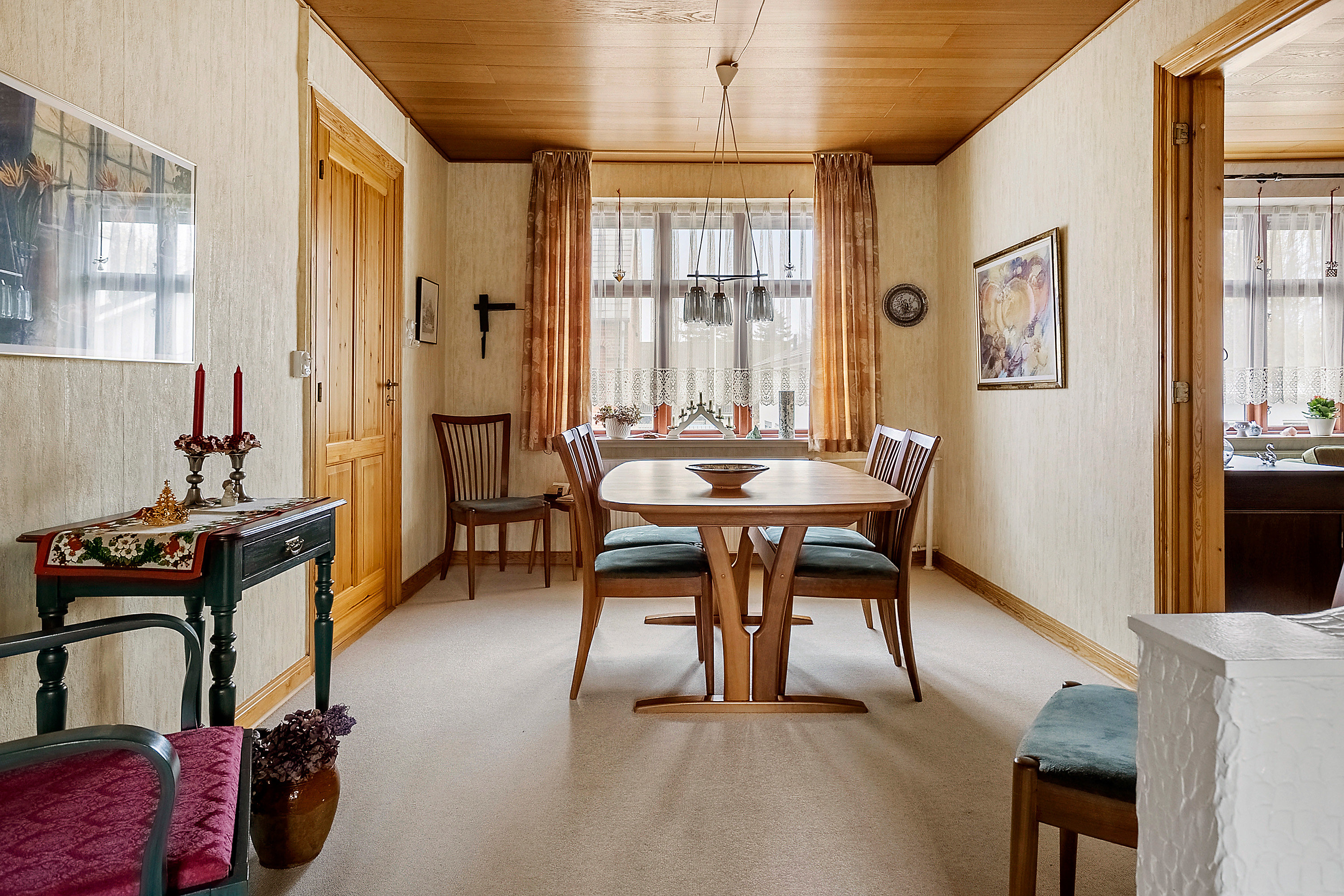 Fremhævet spisestue billede i fuldskærmstilstand. Billede af Søndergade 37, 8783 Hornsyld