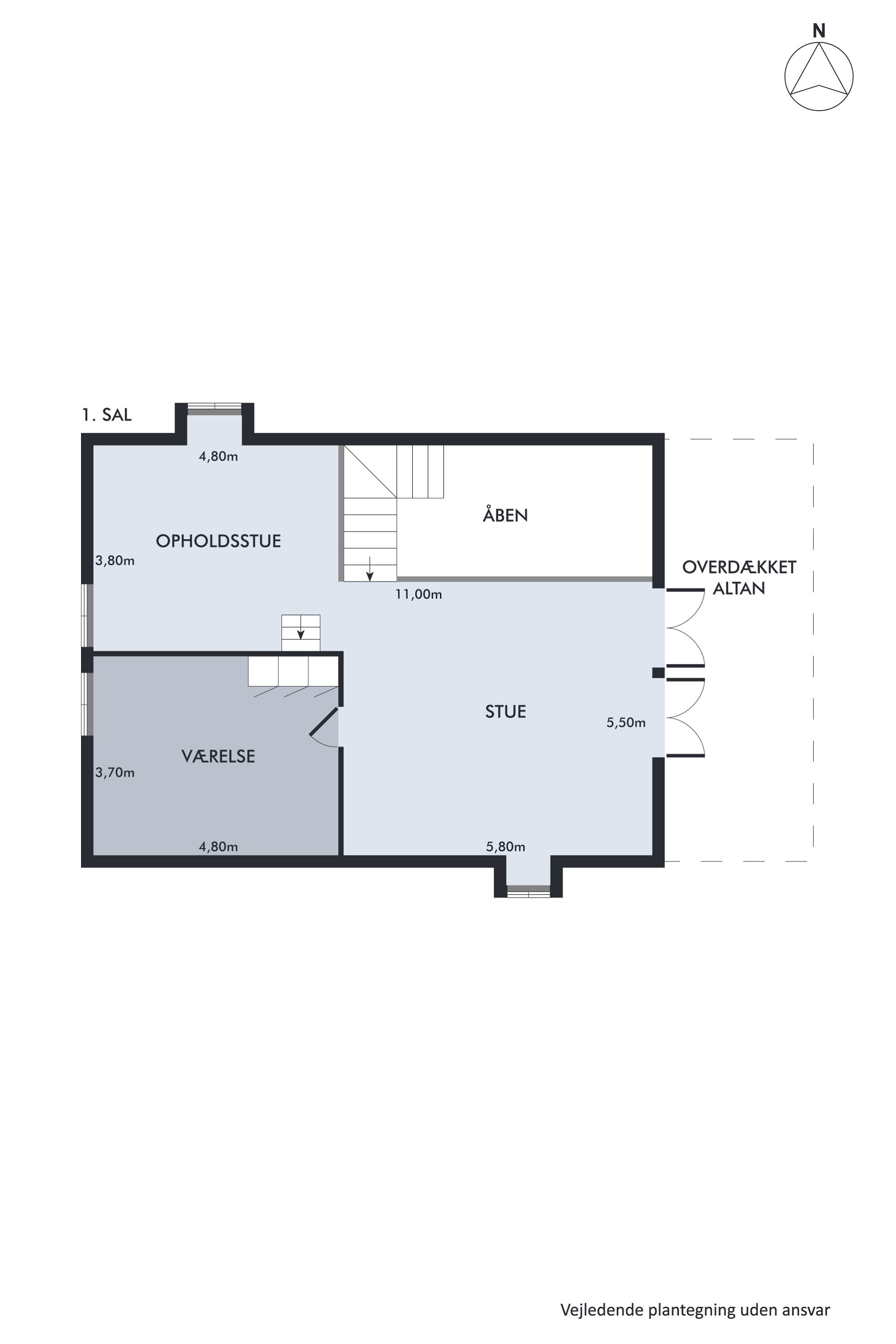 Plantegninger billede af Amstrup Bakker 32, 8860 Ulstrup