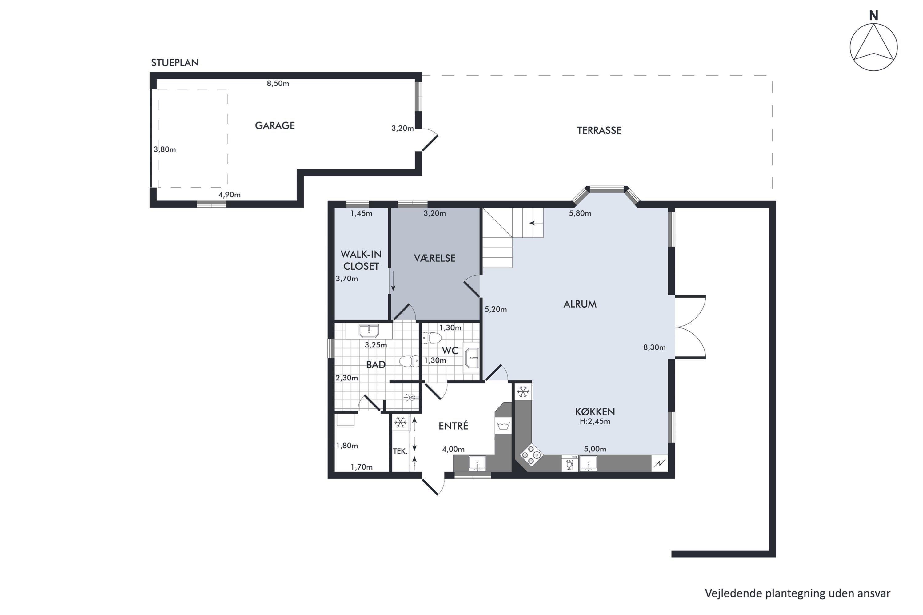 Plantegninger billede af Amstrup Bakker 32, 8860 Ulstrup