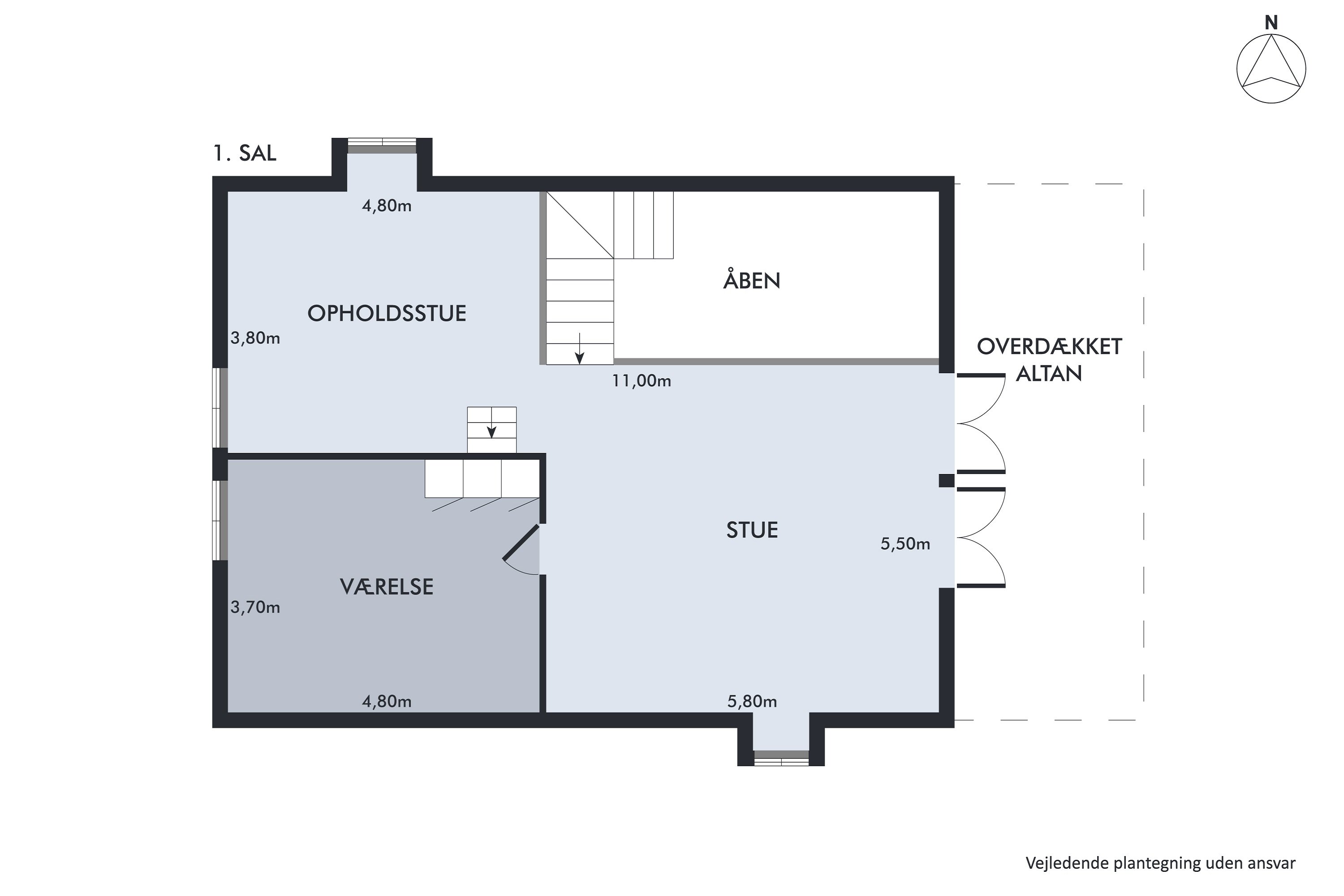 Plantegninger billede af Amstrup Bakker 32, 8860 Ulstrup