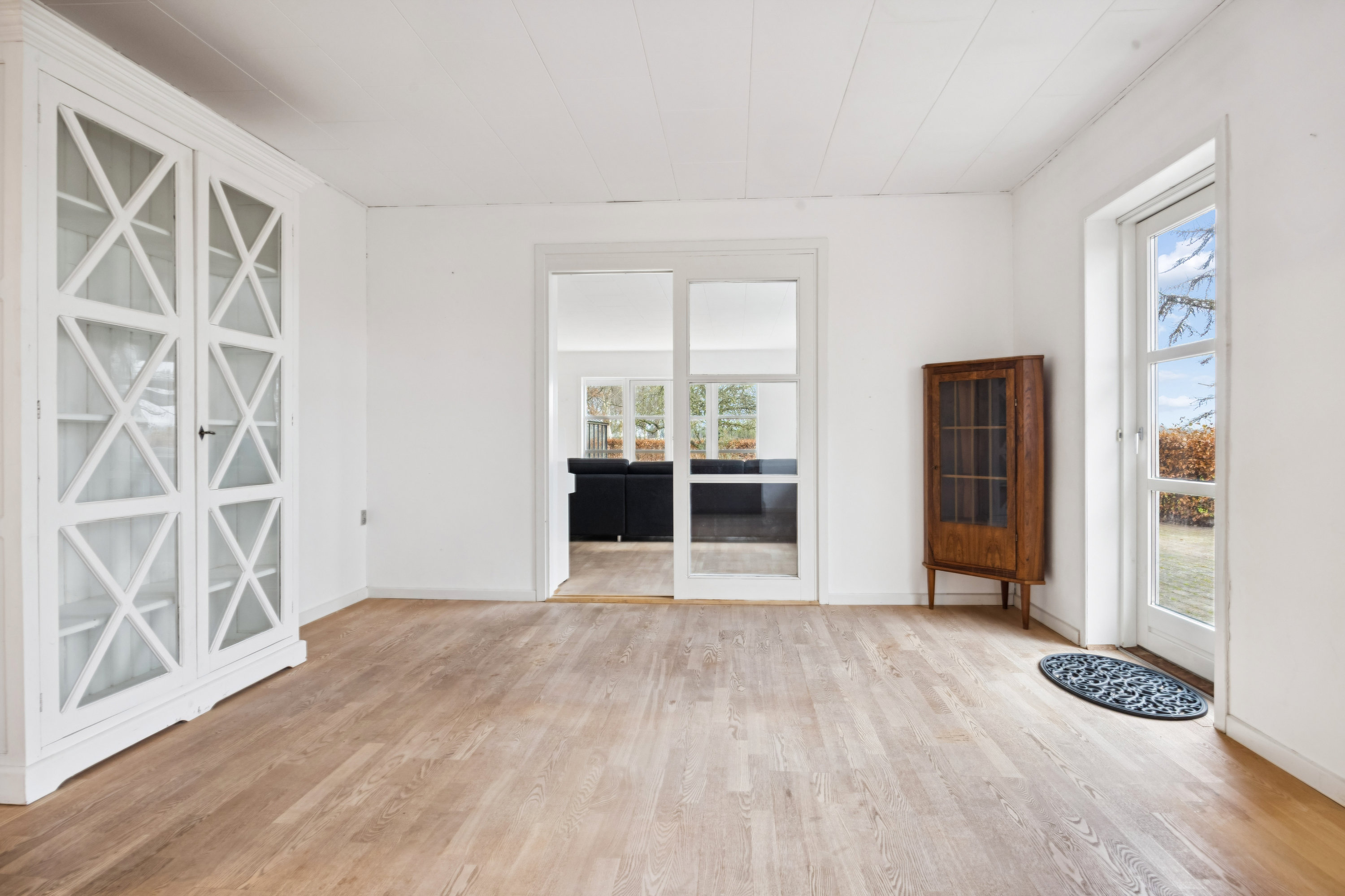 Fremhævet stue billede i fuldskærmstilstand. Billede af Melholtvej 63, Ulsted, 9370 Hals