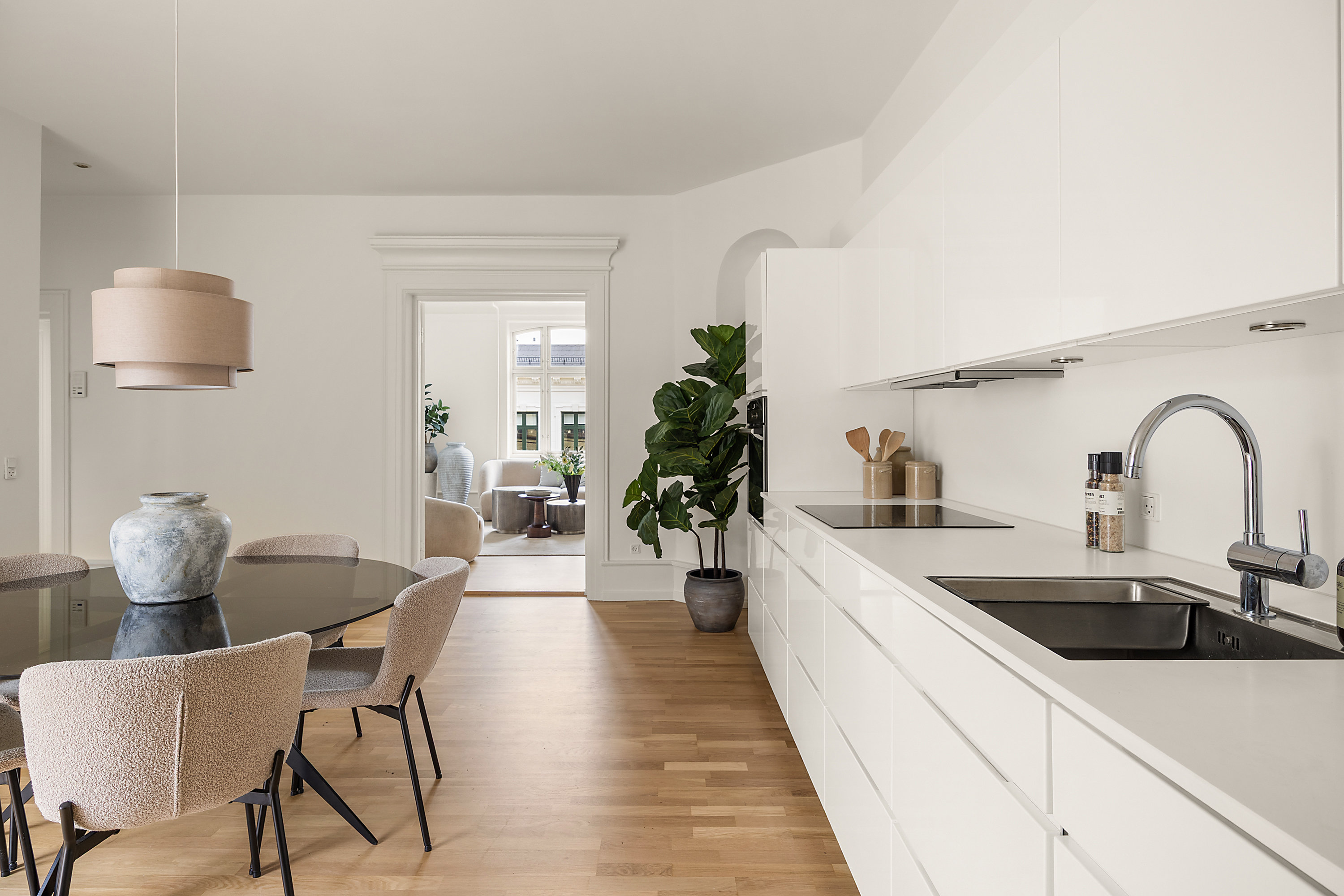 Fremhævet køkken alrum billede i fuldskærmstilstand. Billede af Linnésgade 22C, 4. th., 1361 København K
