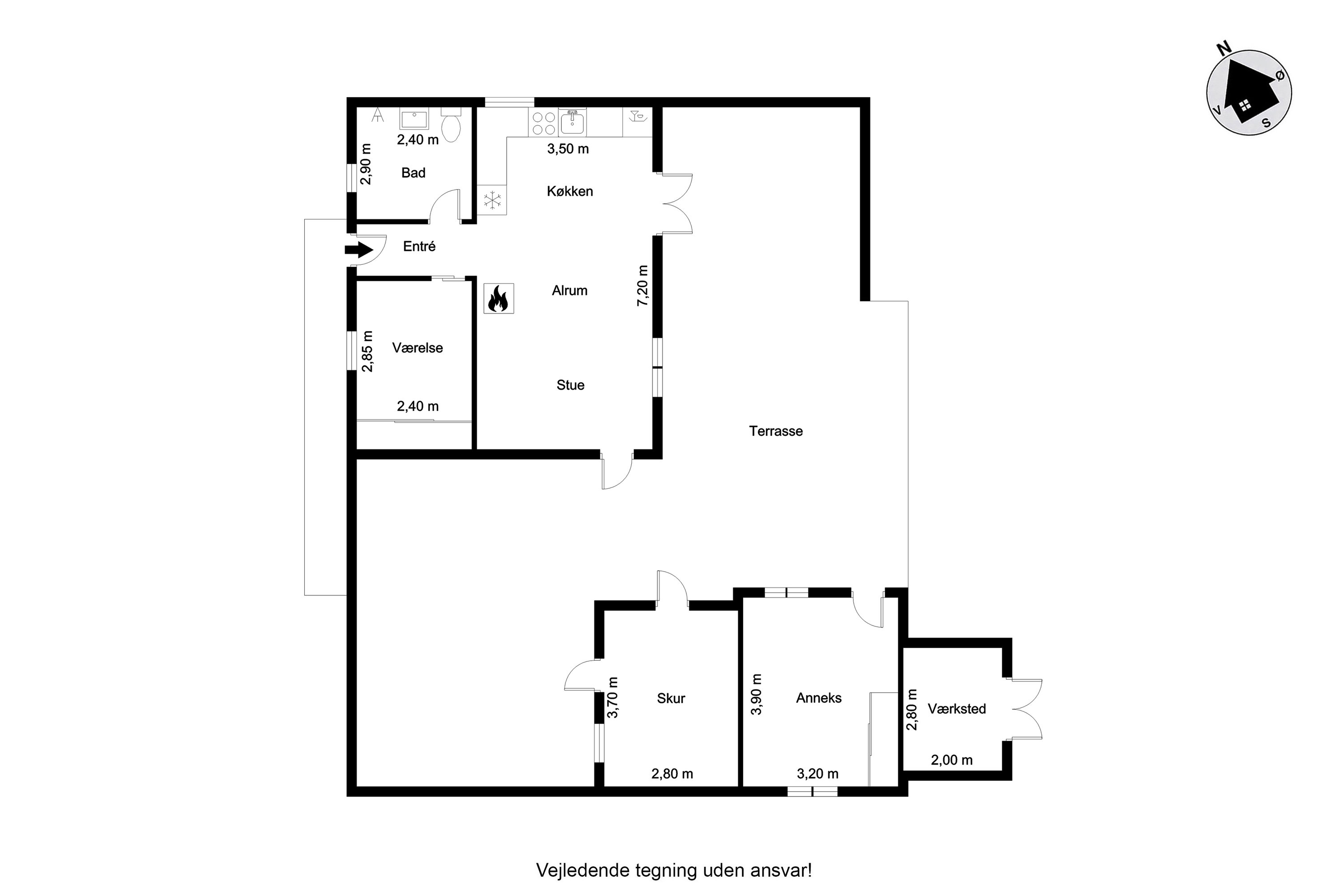 Plantegninger billede af Egernvej 39, 6893 Hemmet