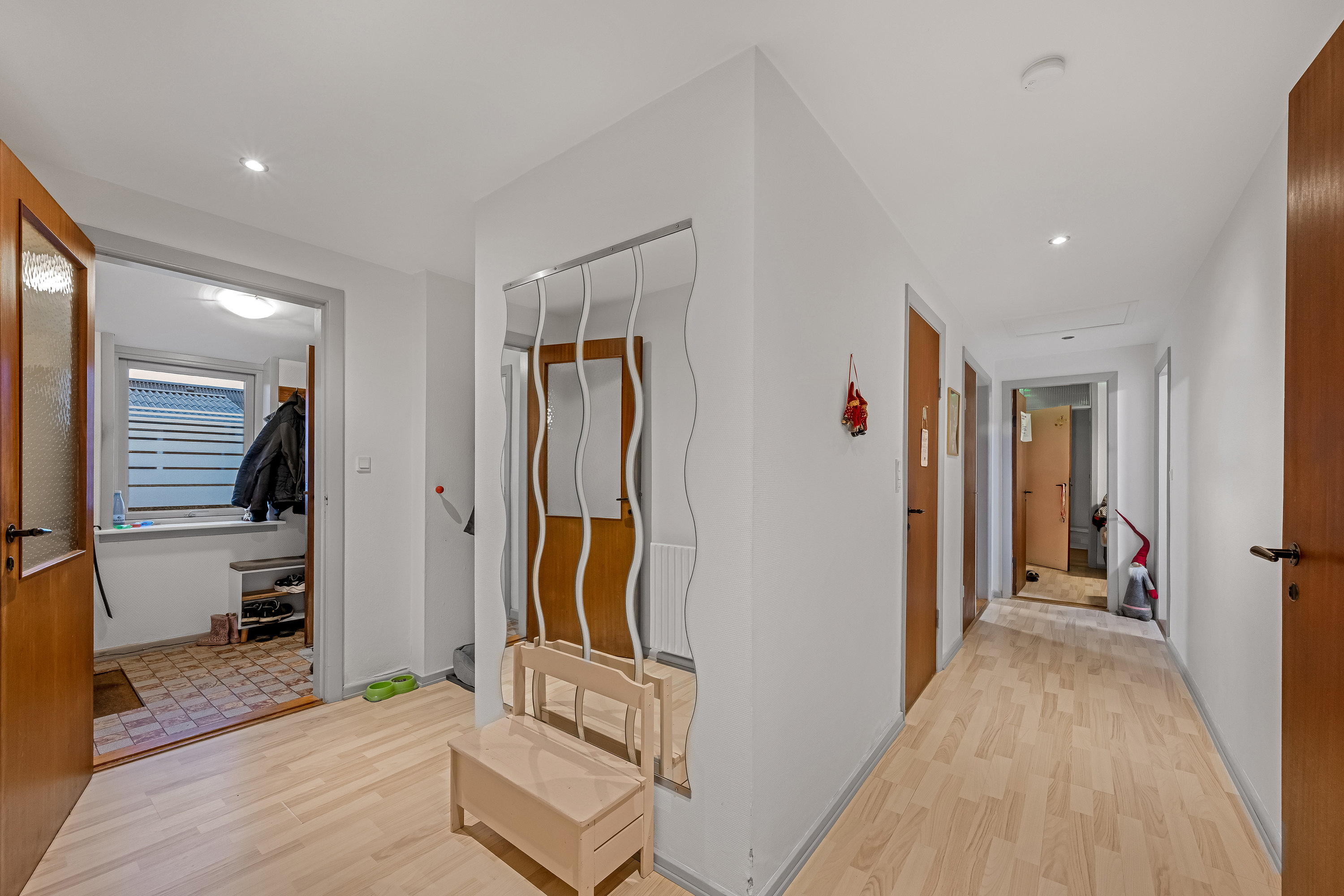 Fremhævet gang billede i fuldskærmstilstand. Billede af Baunbækvej 3, 6880 Tarm