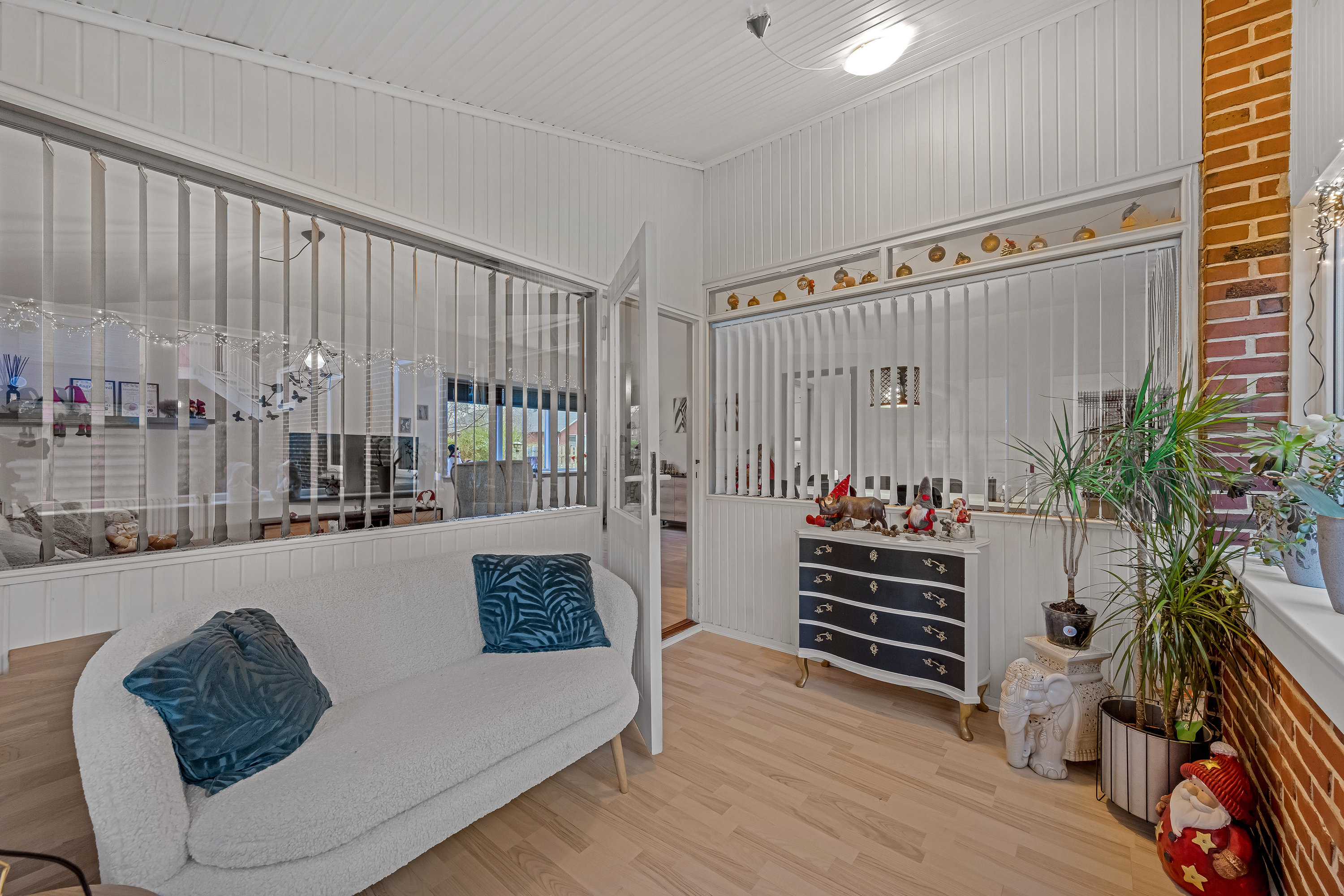 Fremhævet udestue billede i fuldskærmstilstand. Billede af Baunbækvej 3, 6880 Tarm