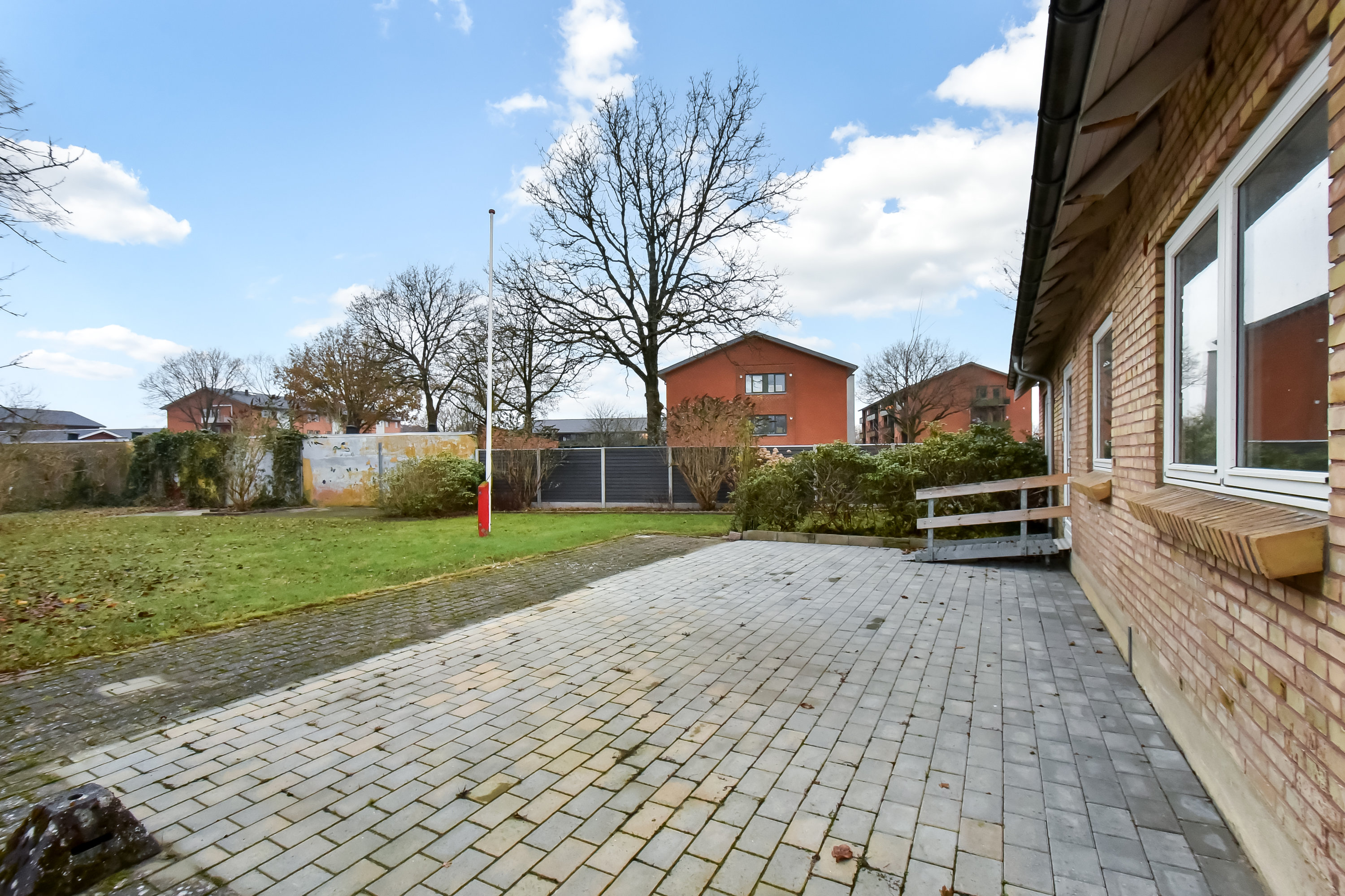 Fremhævet terrasse billede i fuldskærmstilstand. Billede af Fruehøjvej 33, 7400 Herning