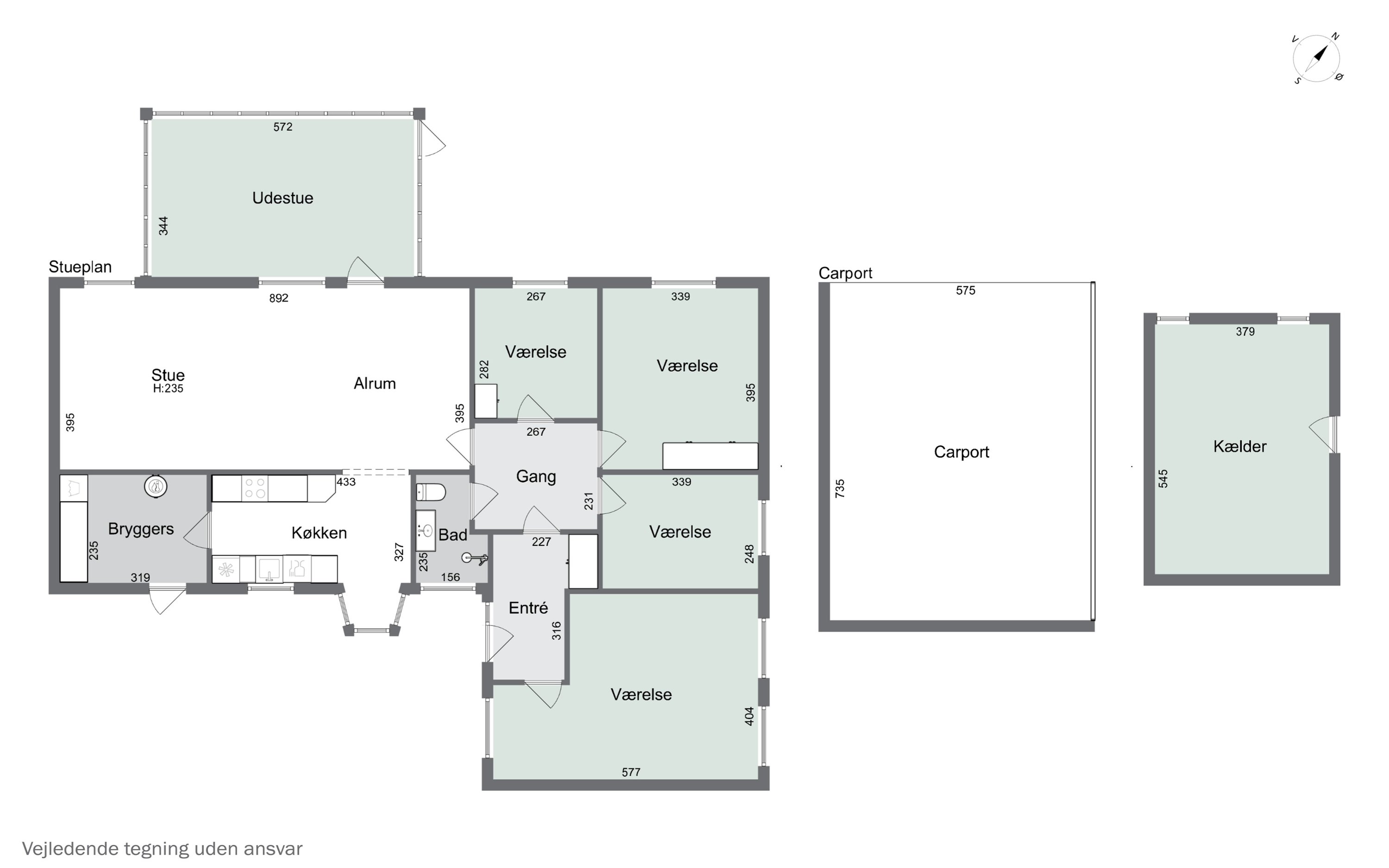Plantegninger billede af Ågade 17, Tejn, 3770 Allinge