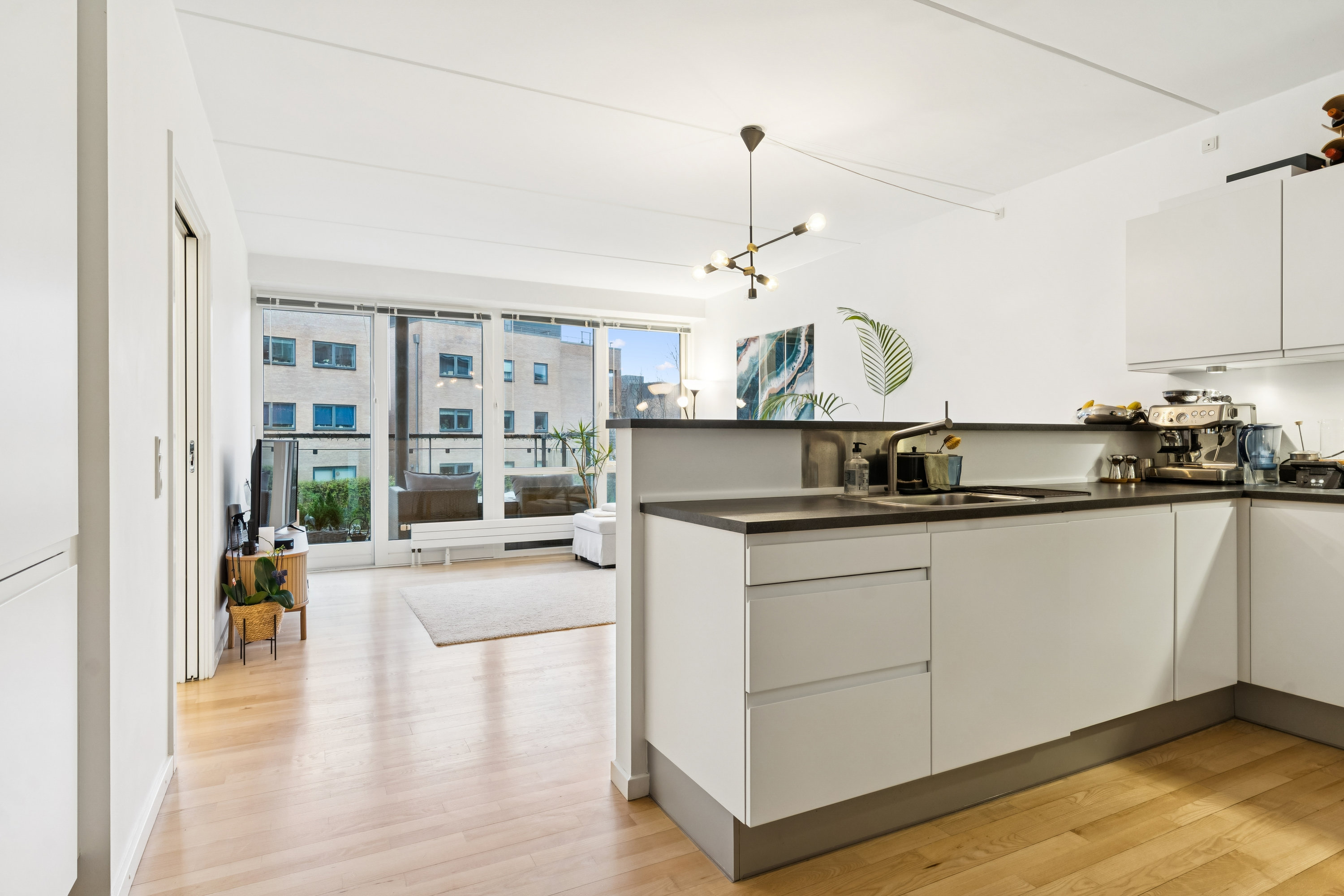 Fremhævet køkken billede i fuldskærmstilstand. Billede af Baune Alle 2, 1. d., 2800 Kongens Lyngby