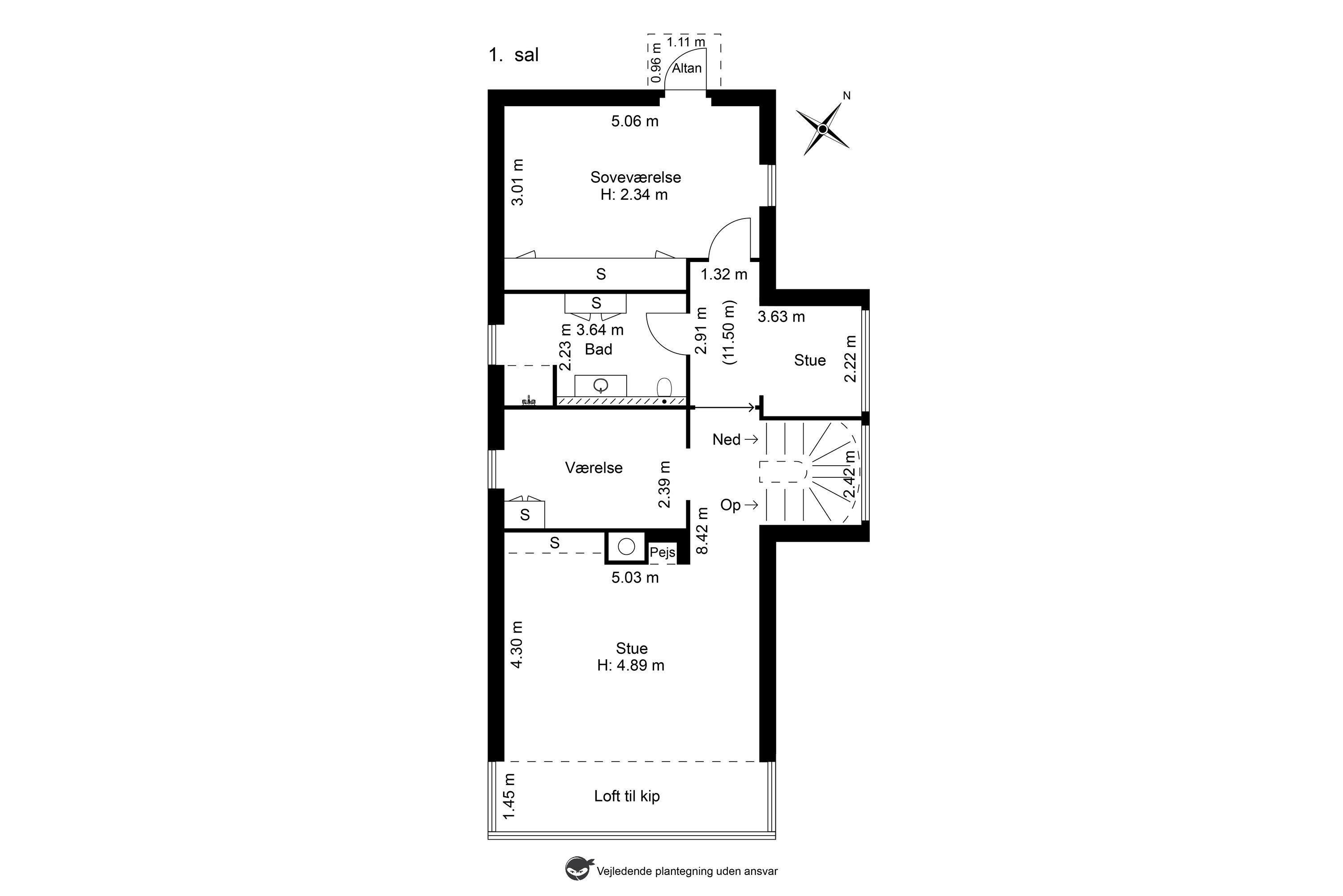 Plantegninger billede af Løkkevej 2B, 2791 Dragør