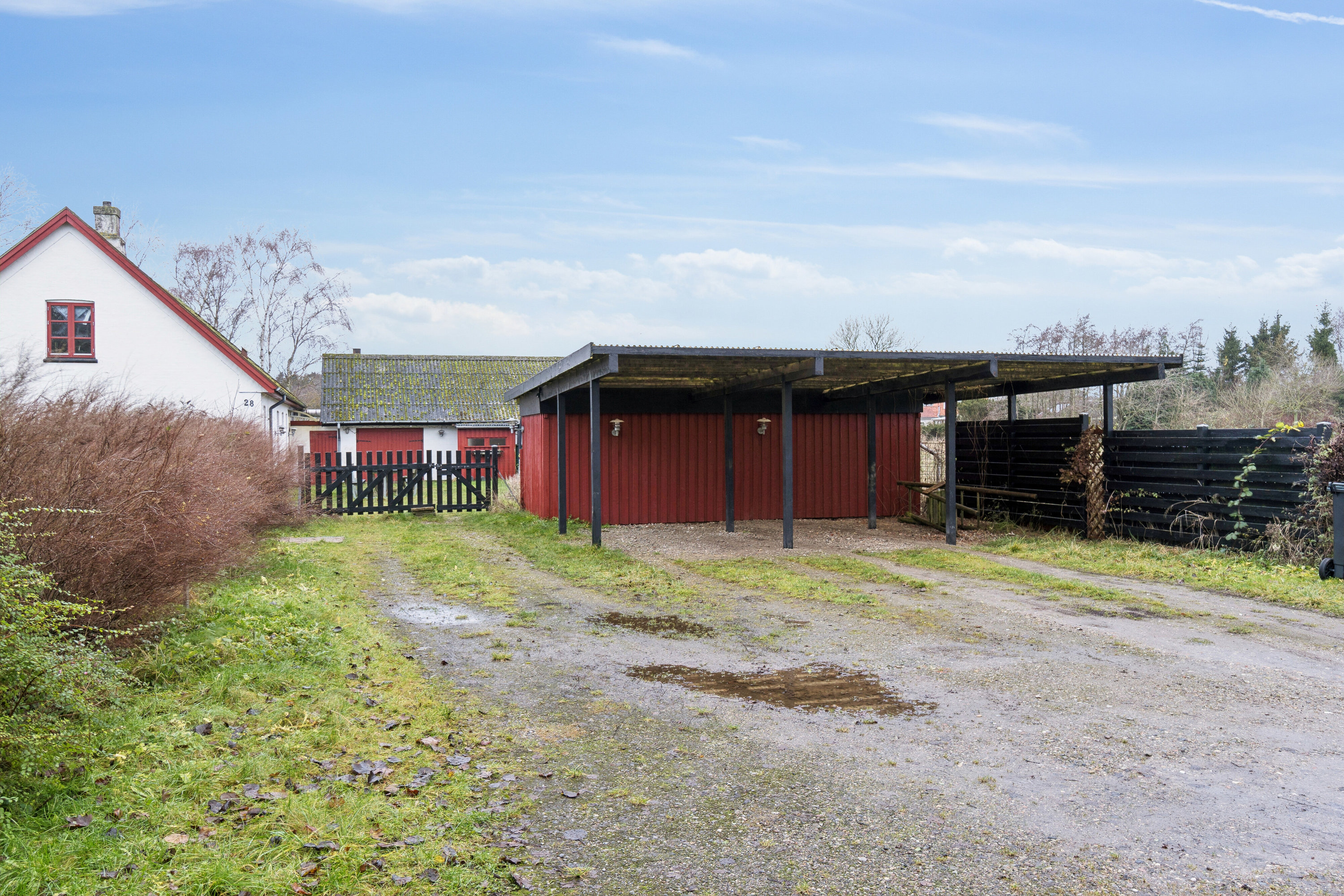 Fremhævet set fra vejen billede i fuldskærmstilstand. Billede af Katrinevej 28, Gimlinge, 4200 Slagelse