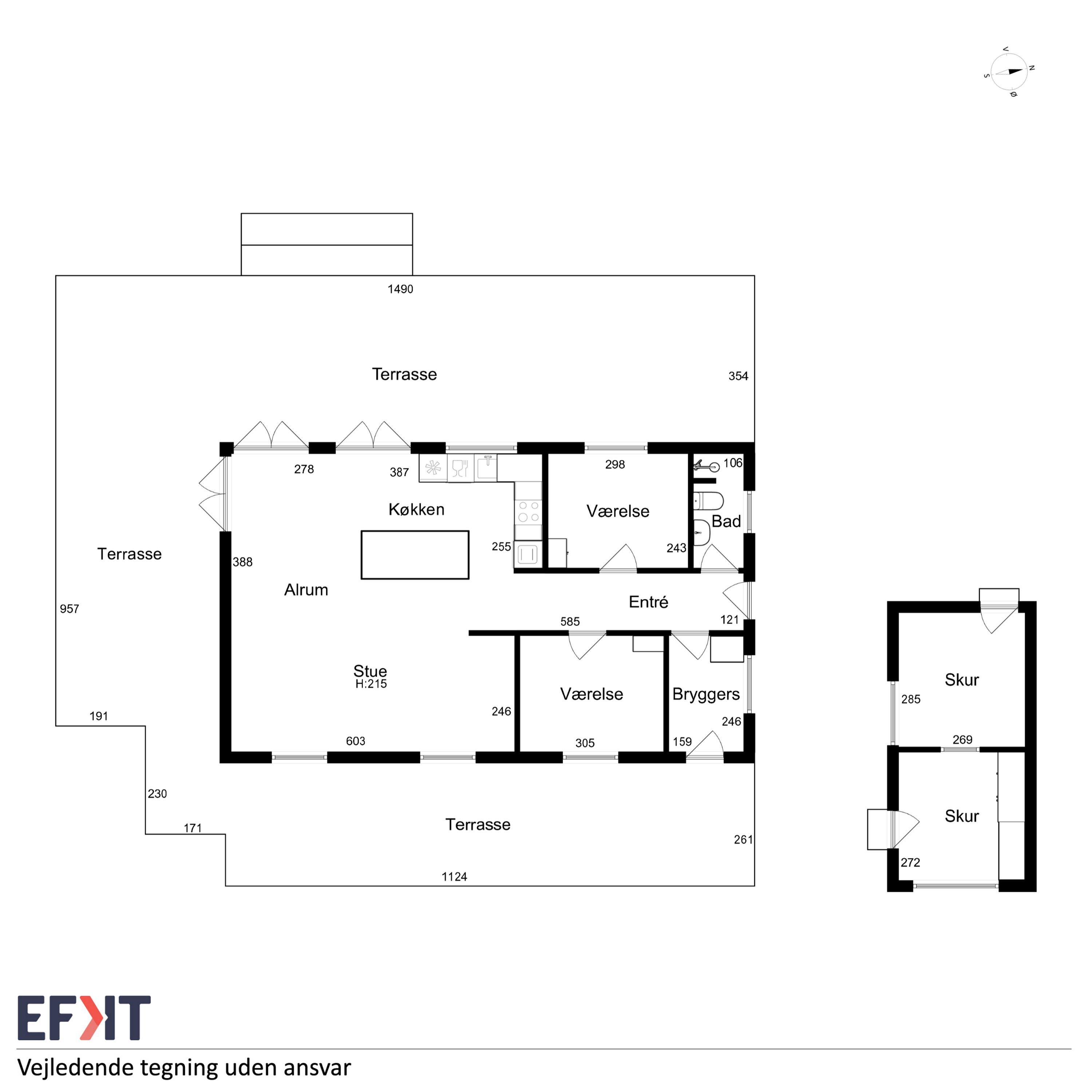Plantegninger billede af Blåklokkevej 12, Stoense Udflytter, 5953 Tranekær