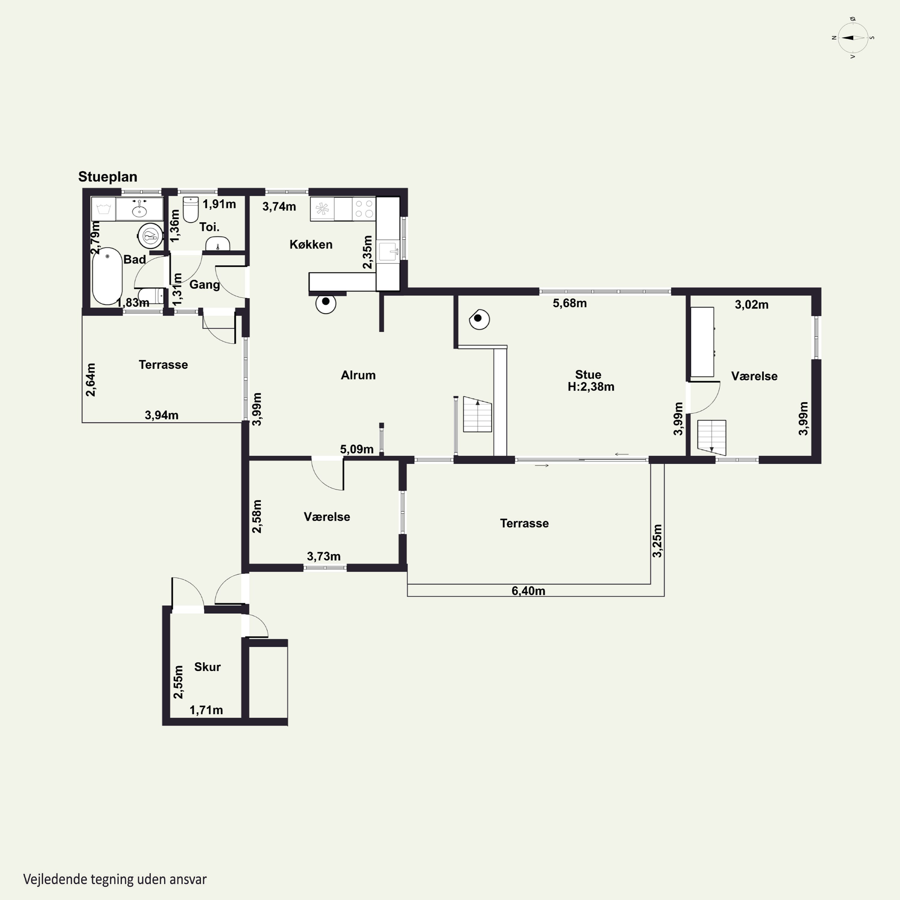 Plantegninger billede af Elmevej 3, 3250 Gilleleje